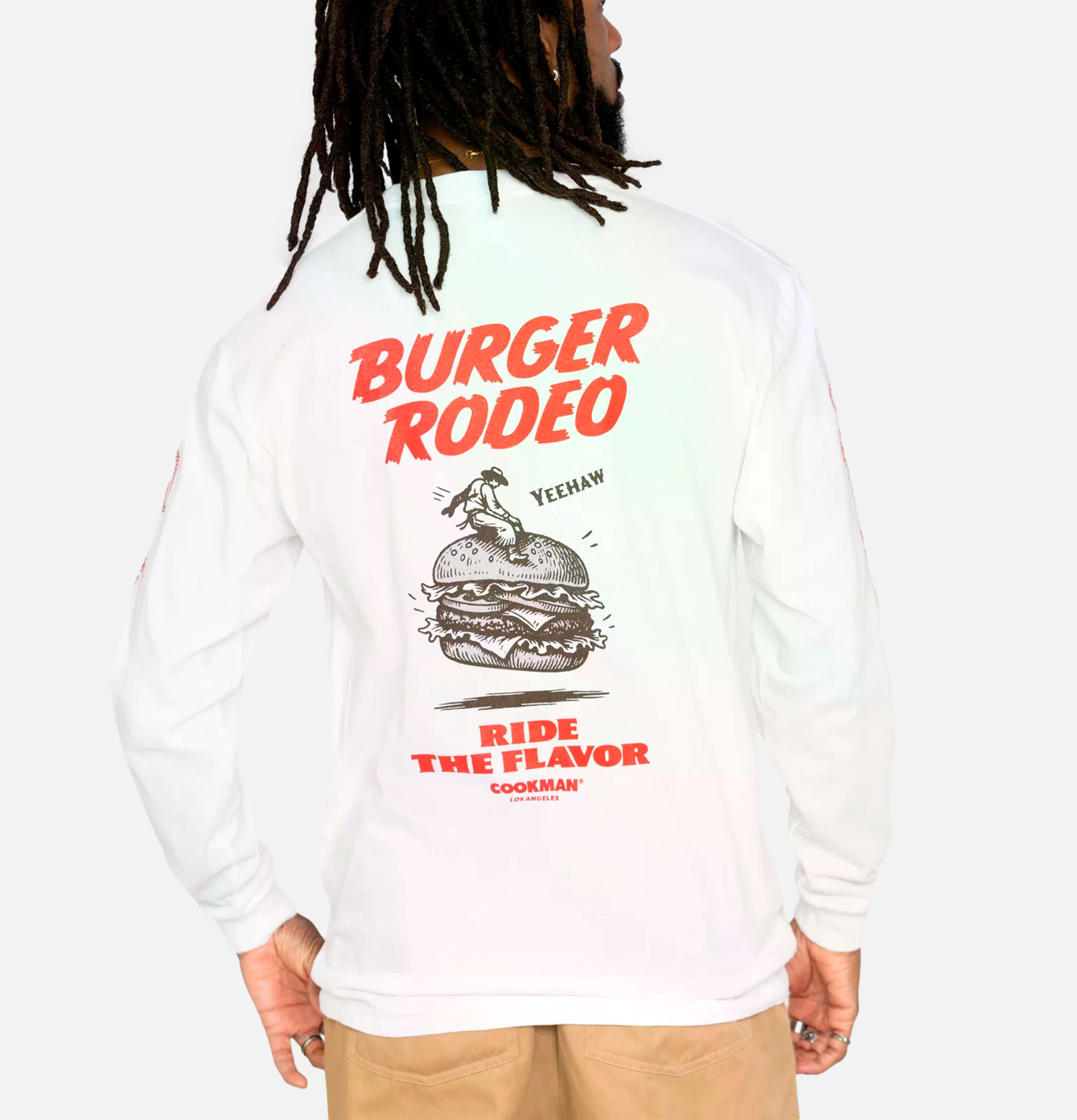 Cookman Sweat Rodeo Blanc