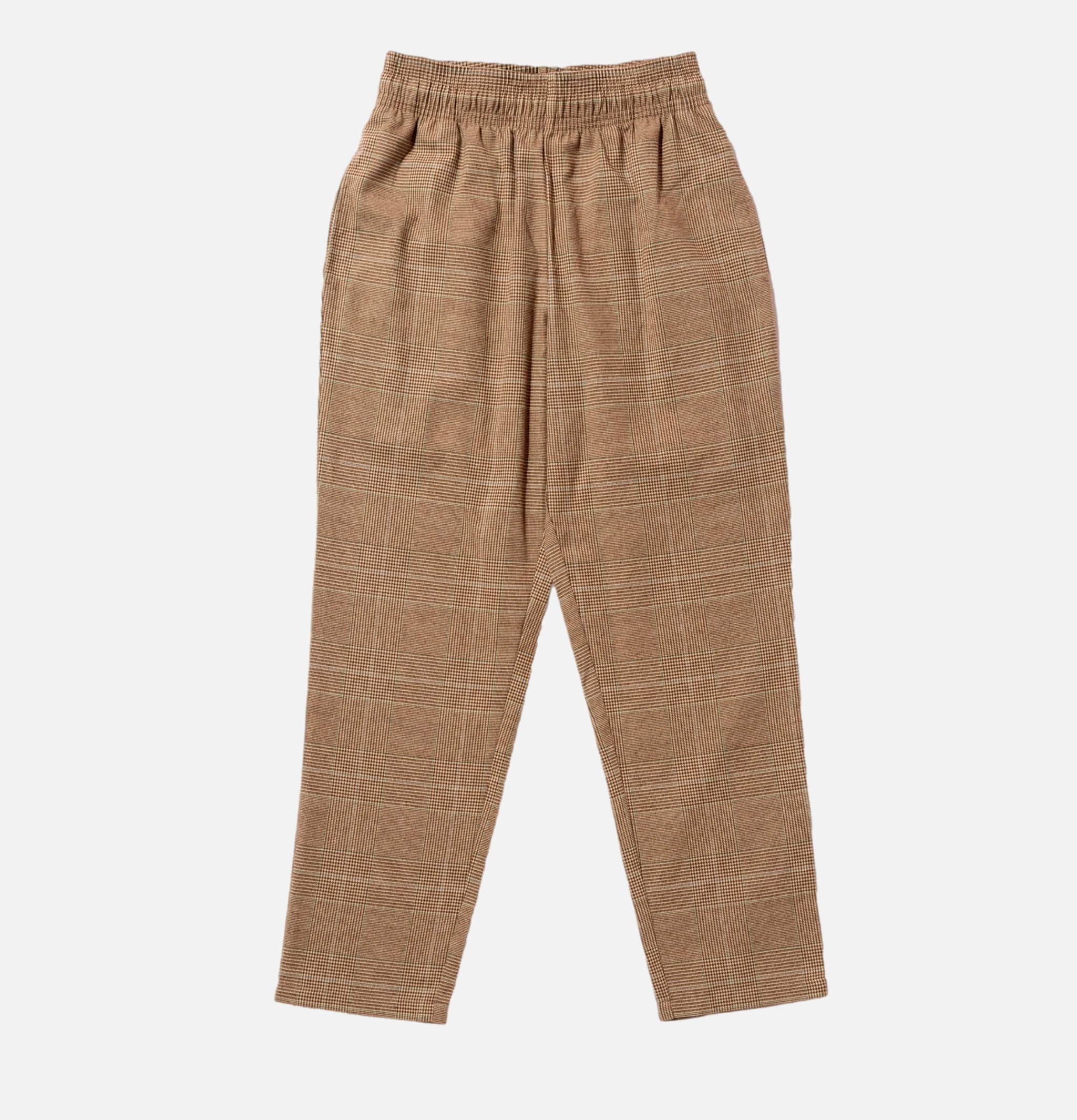 Cookman Chef Pant Glen Check Brown
