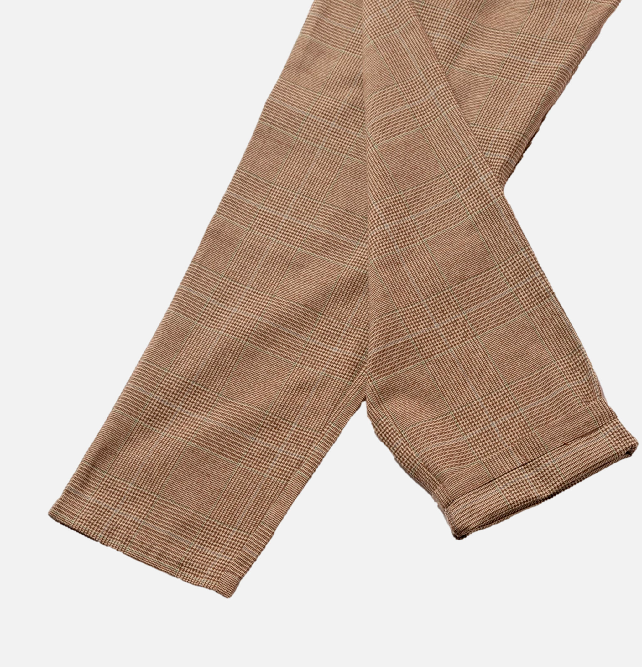 Cookman Chef Pant Glen Check Marron