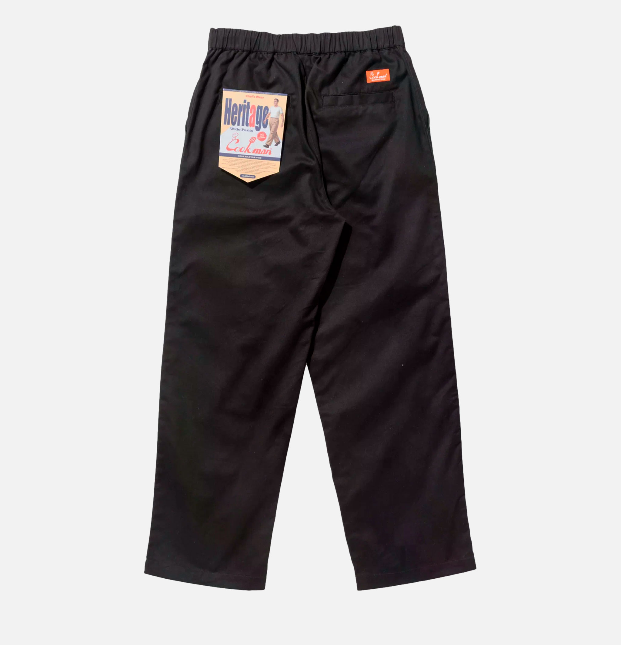 Cookman Heritage Wide Pant Noir