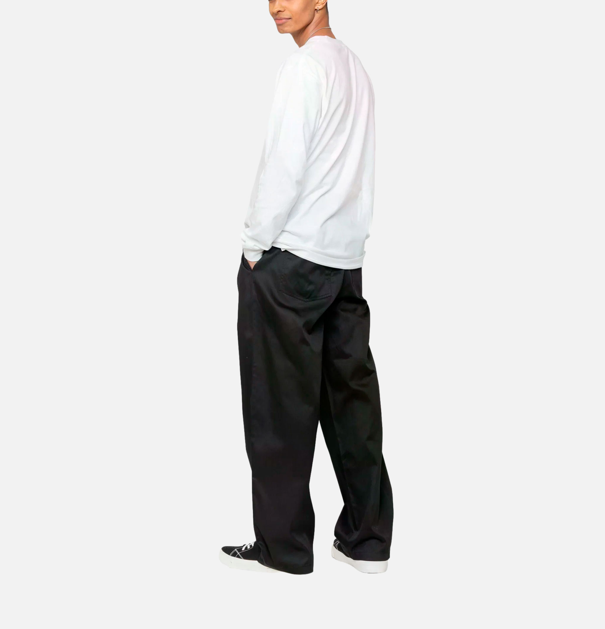 Cookman Chef Pant High Wide Noir