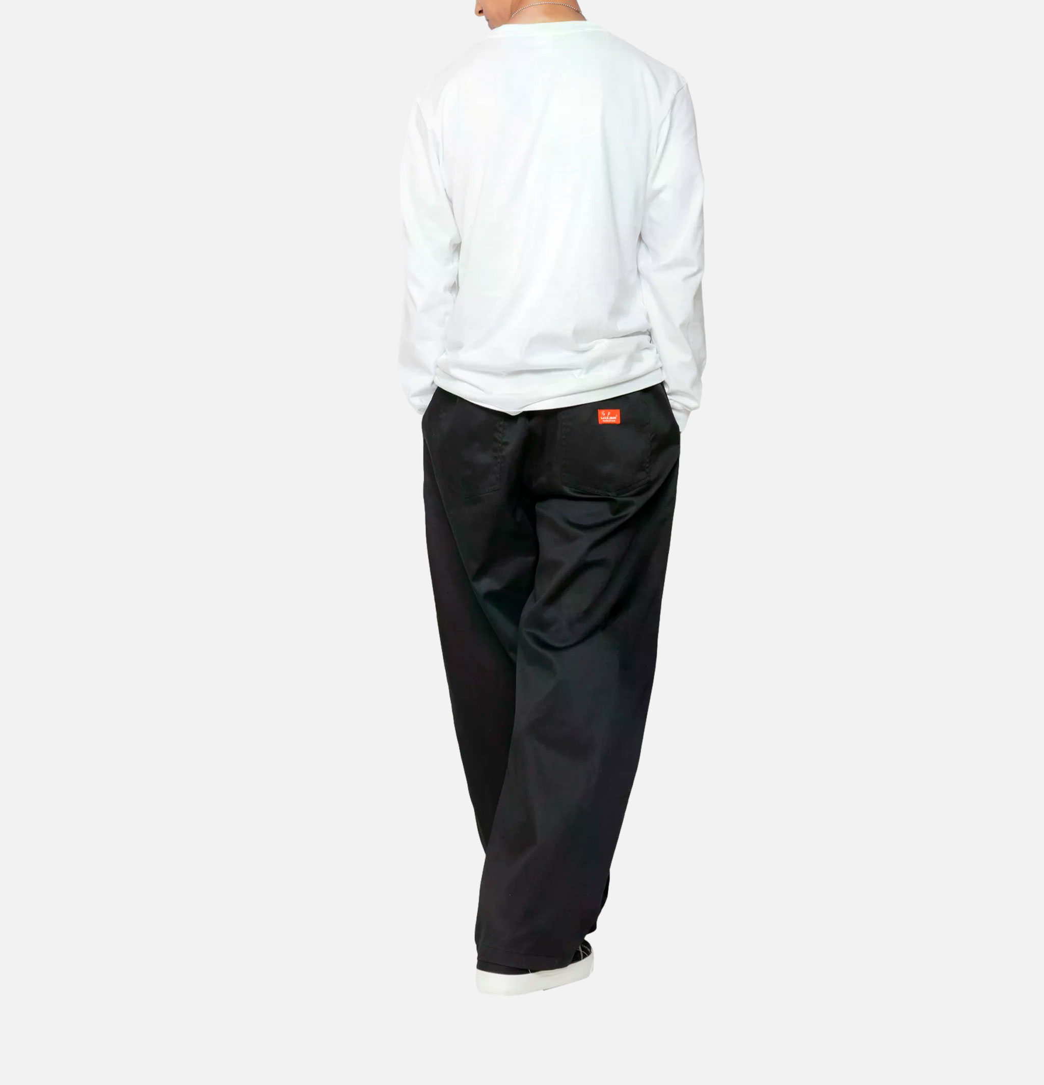Cookman Chef Pant High Wide Noir