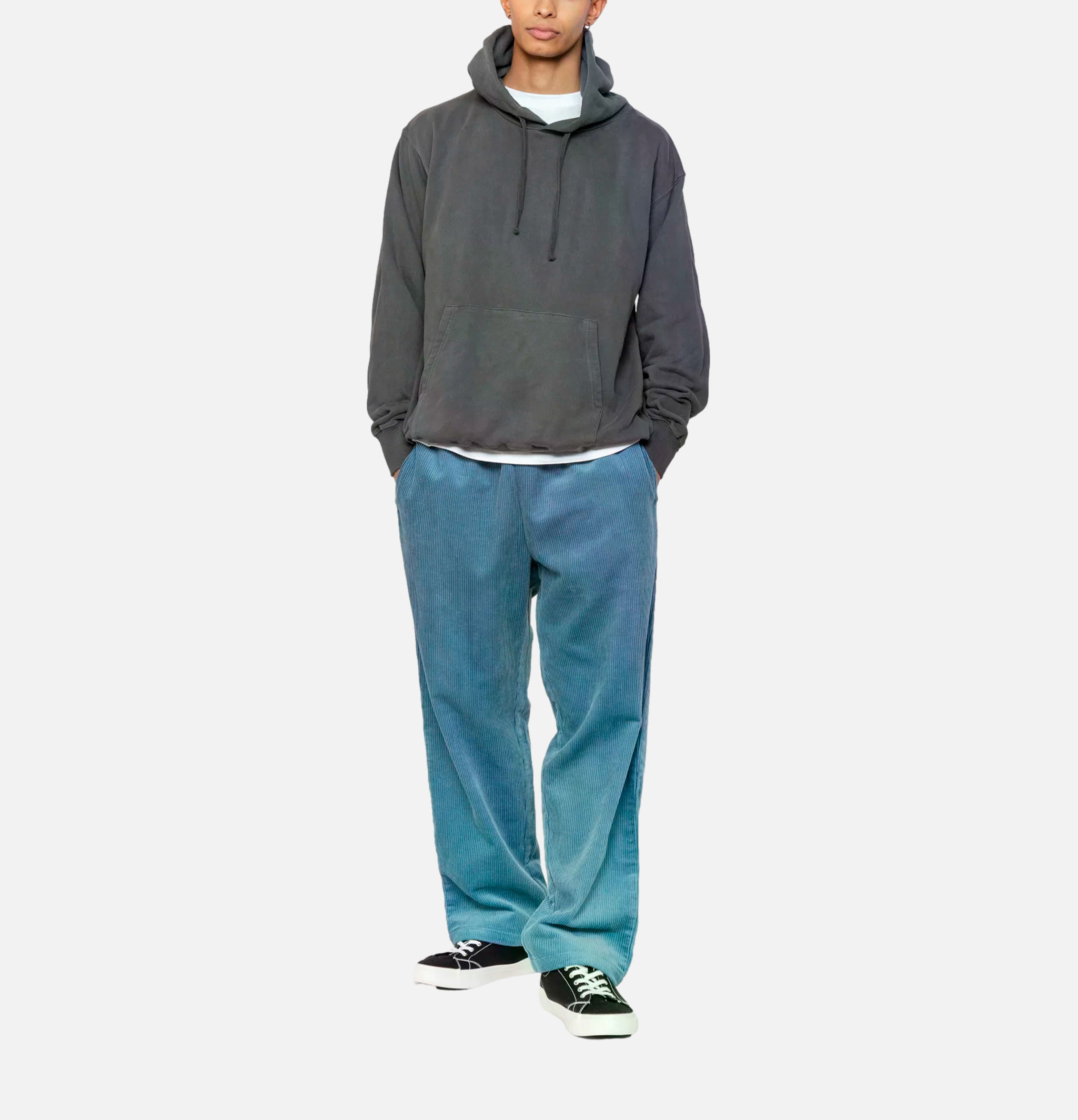 Cookman Semi-Wide Corduroy Blue Gray