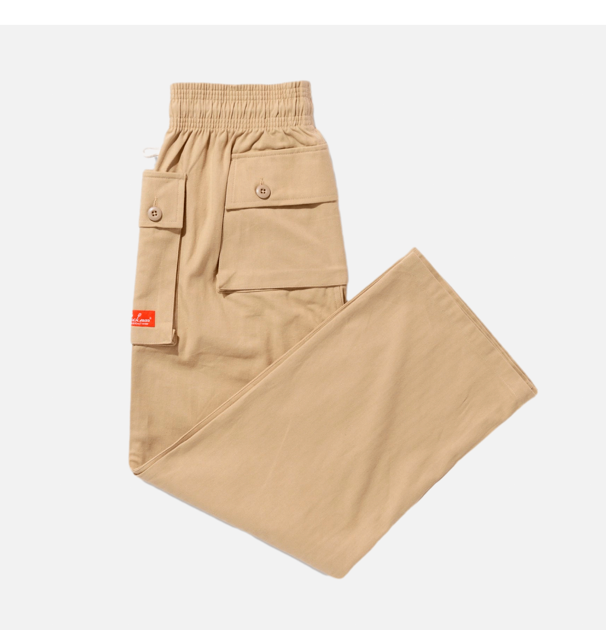 Cookman Monkey Pant Chevrons Beige