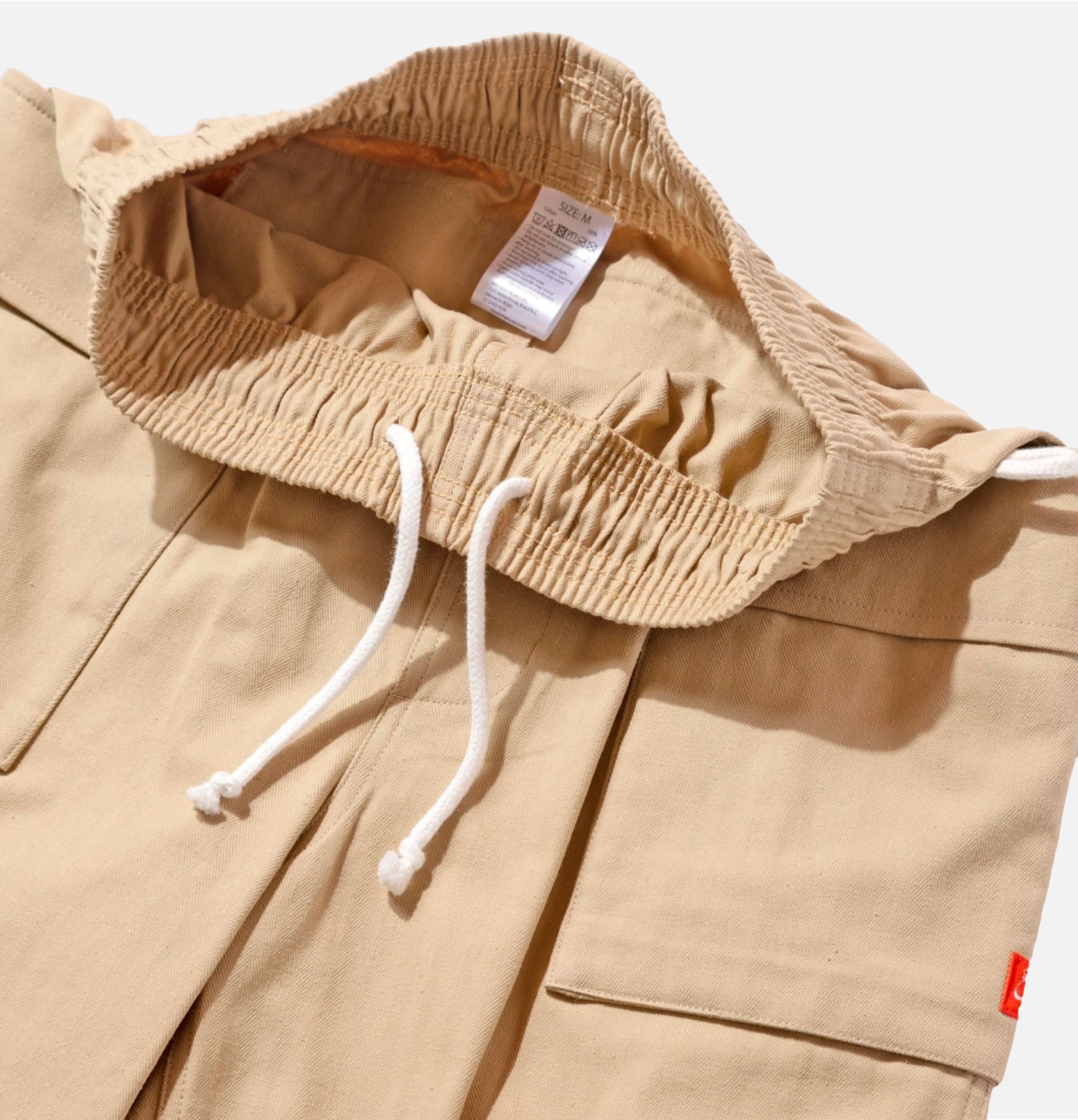 Cookman Monkey Pant Chevrons Beige