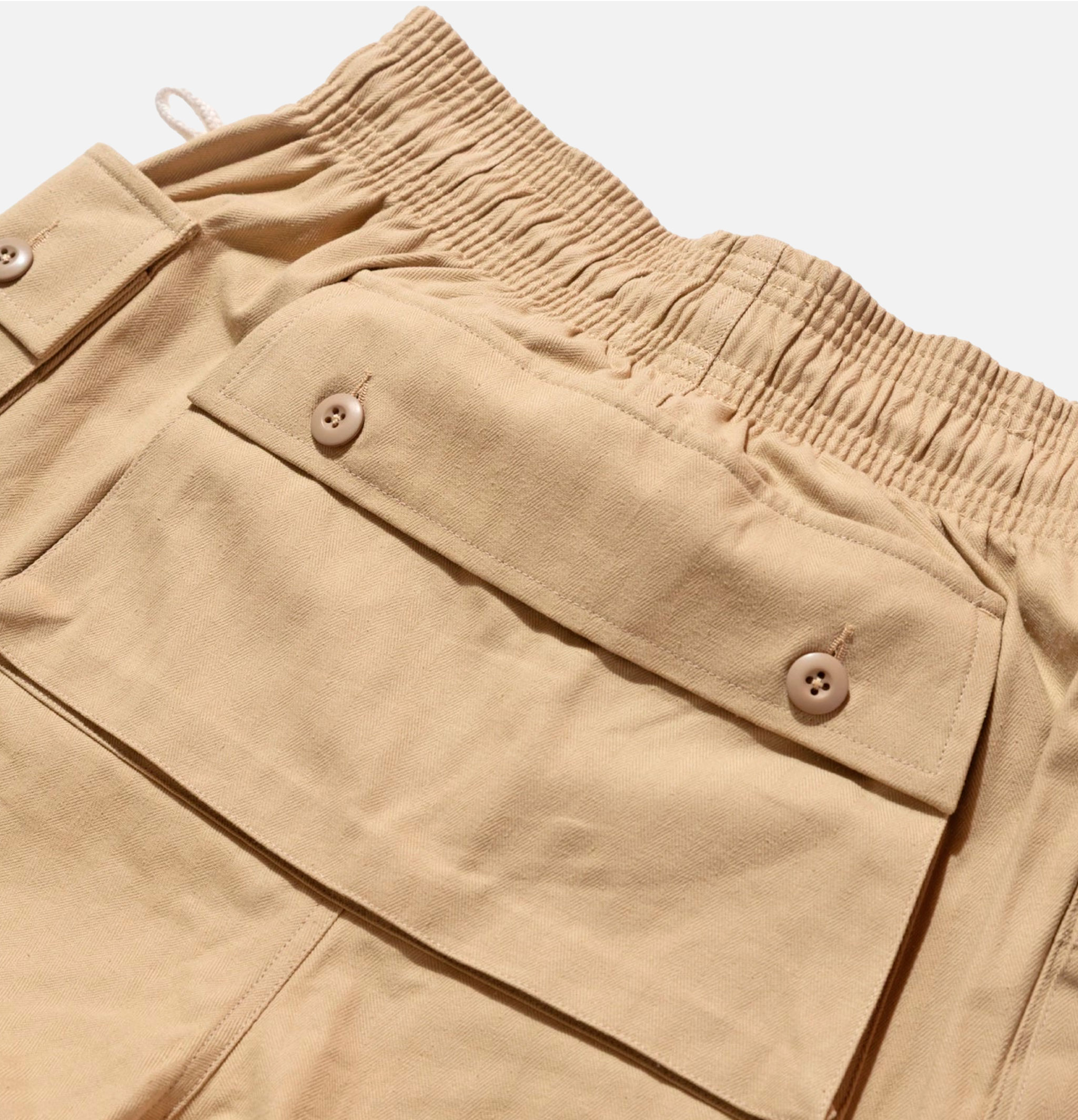 Cookman Monkey Pant Chevrons Beige