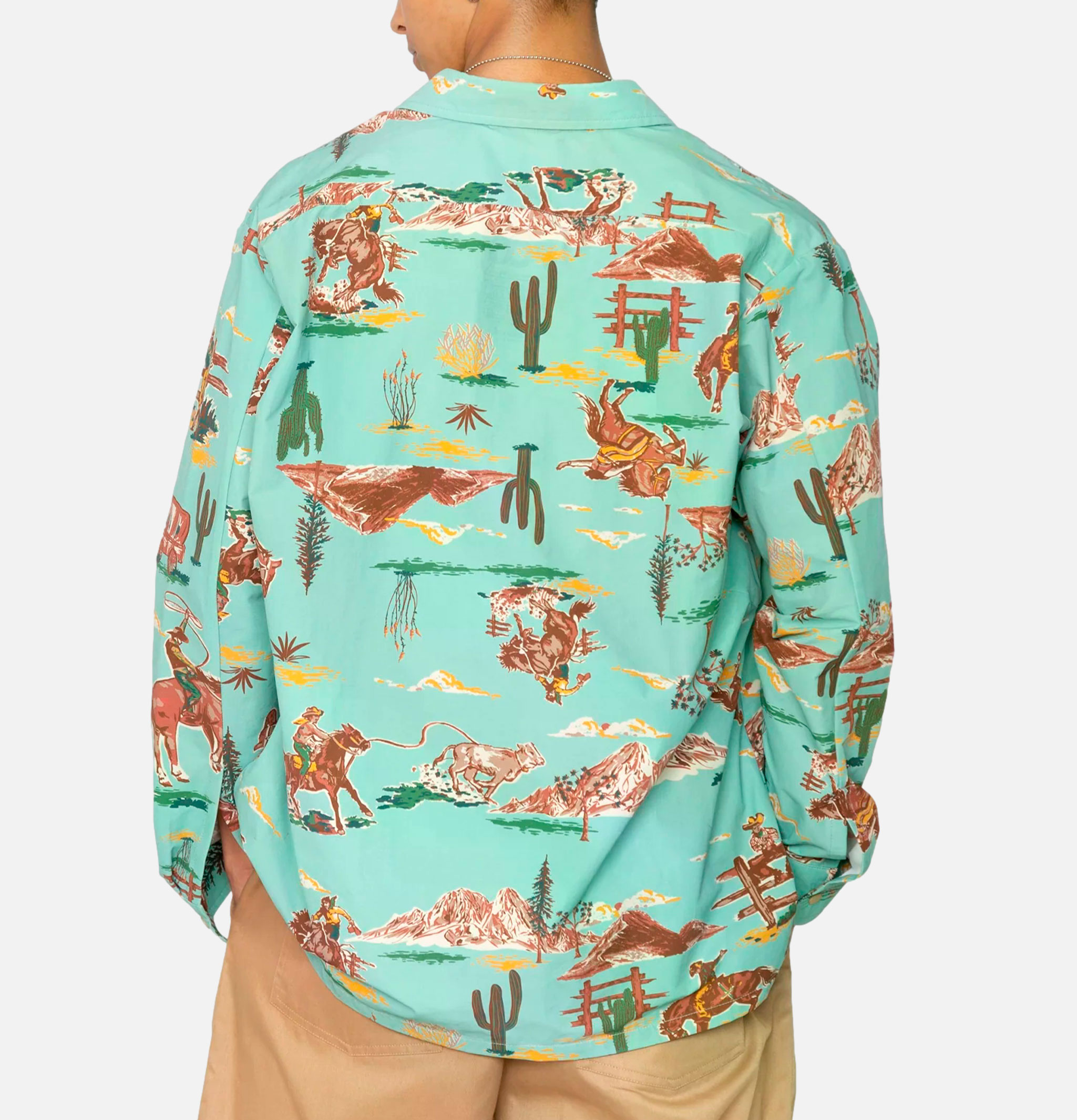 Cookman Work Shirt Western Light Blue