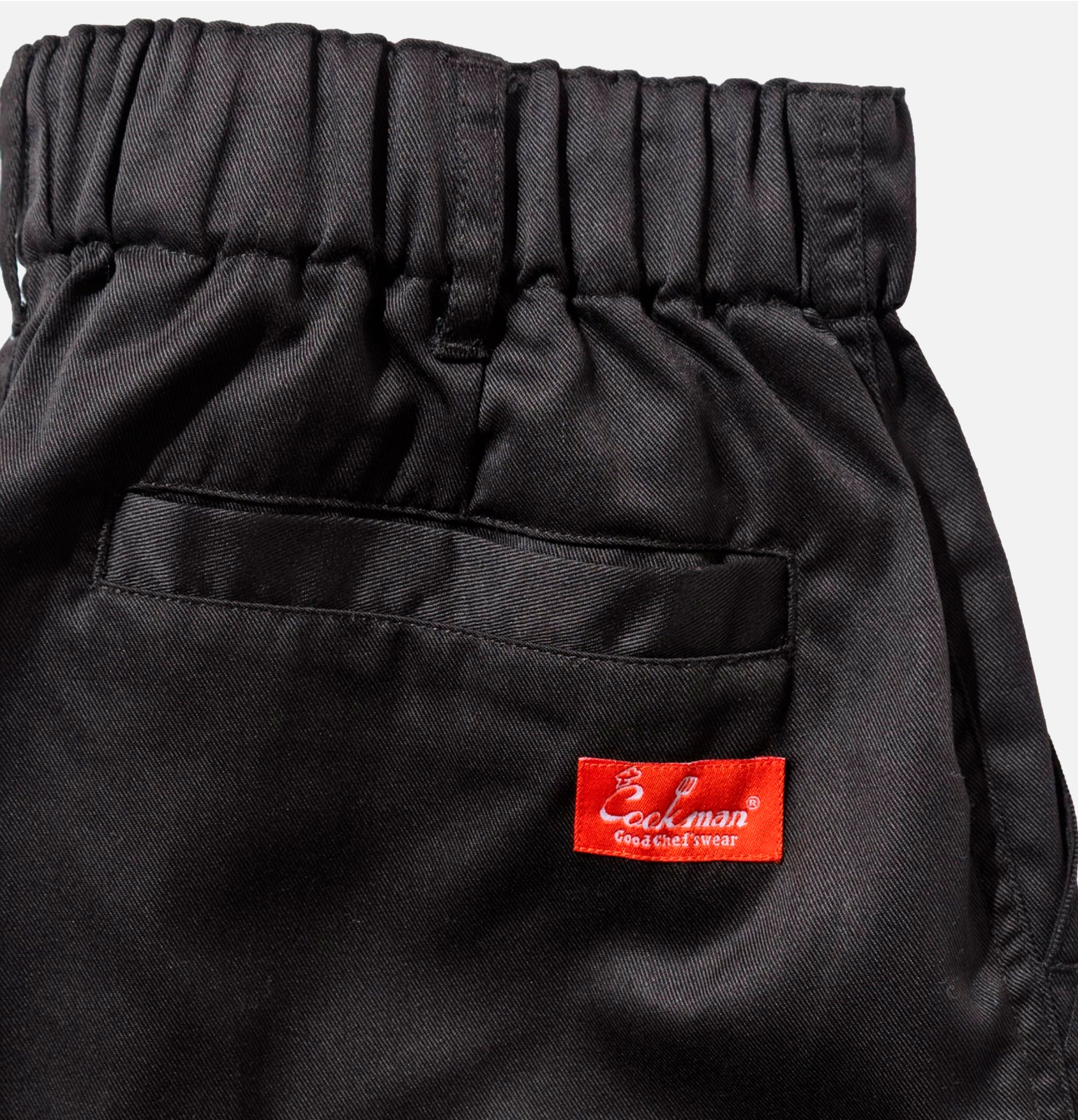 Cookman Pantalon Cargo Tactique Noir