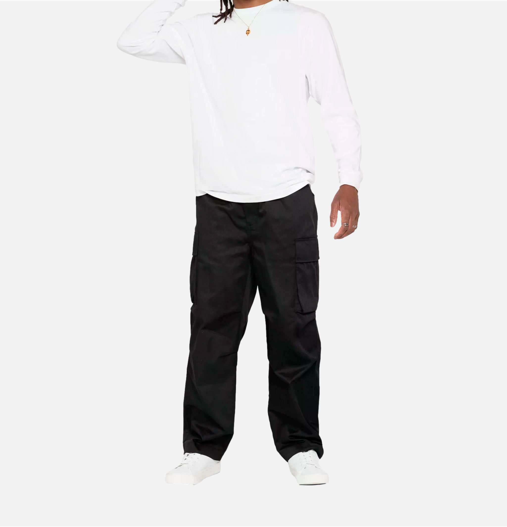 Cookman Pantalon Cargo Tactique Noir