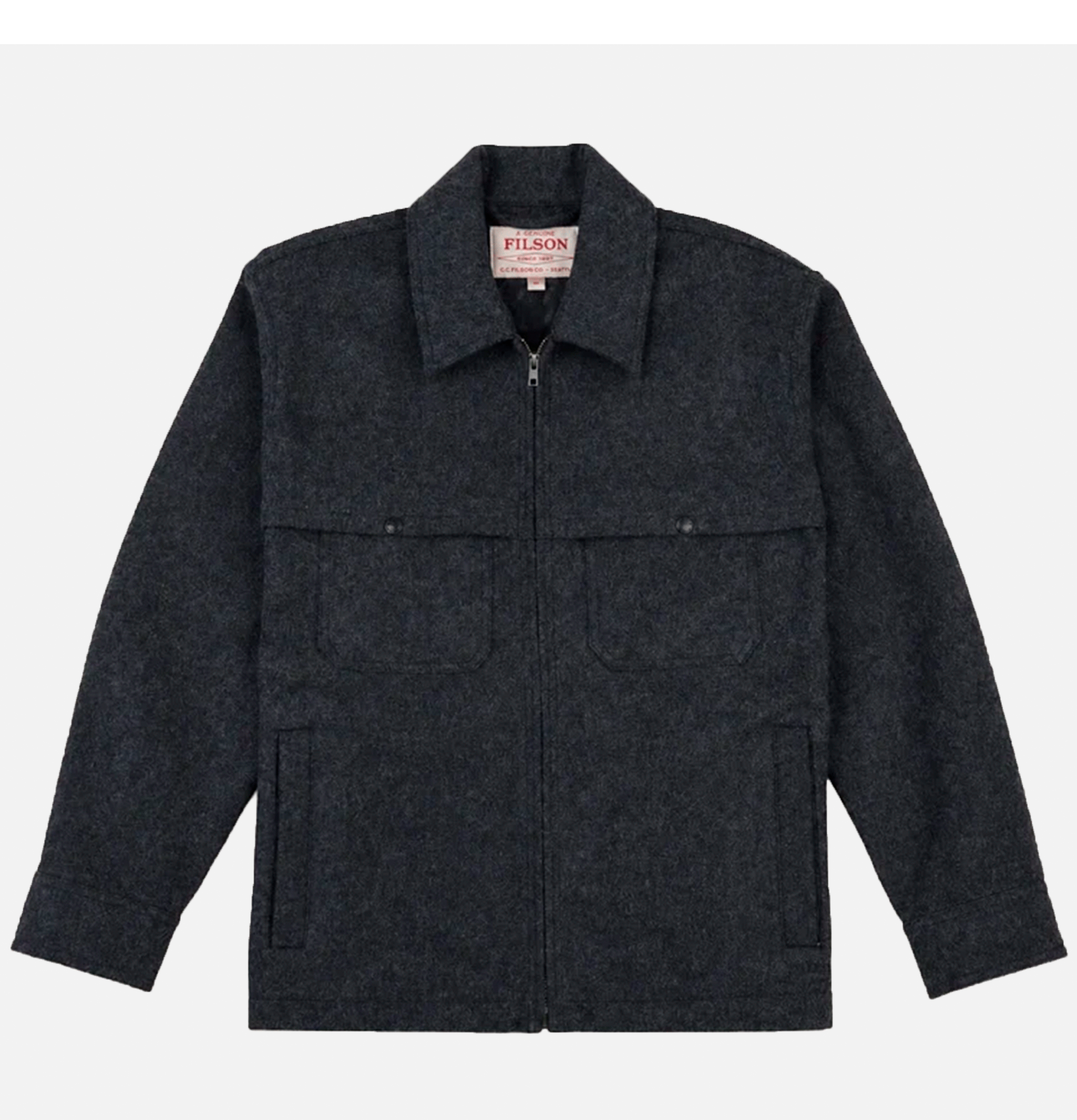 Filson Veste Forester Laine Dark Grey