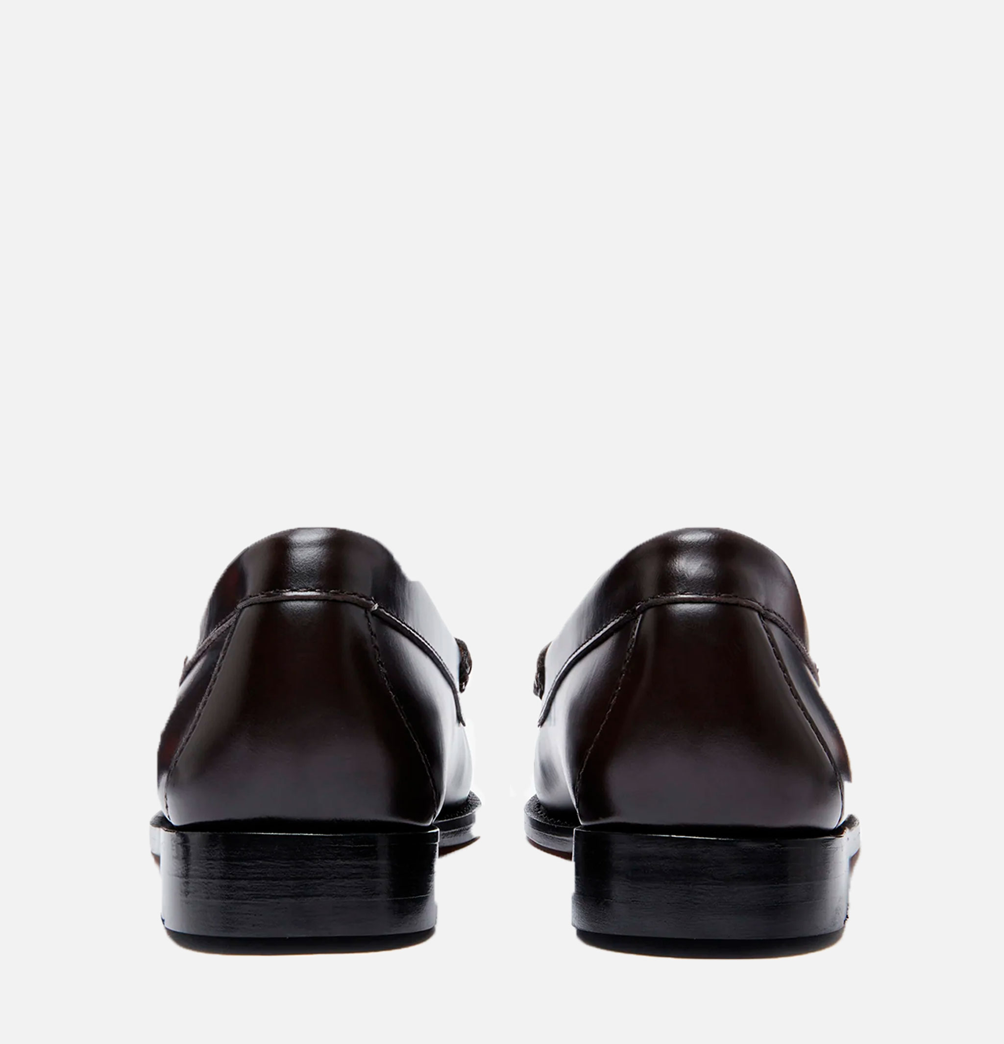 GH Bass Weejuns Venetian Leather Loafers Chocolate