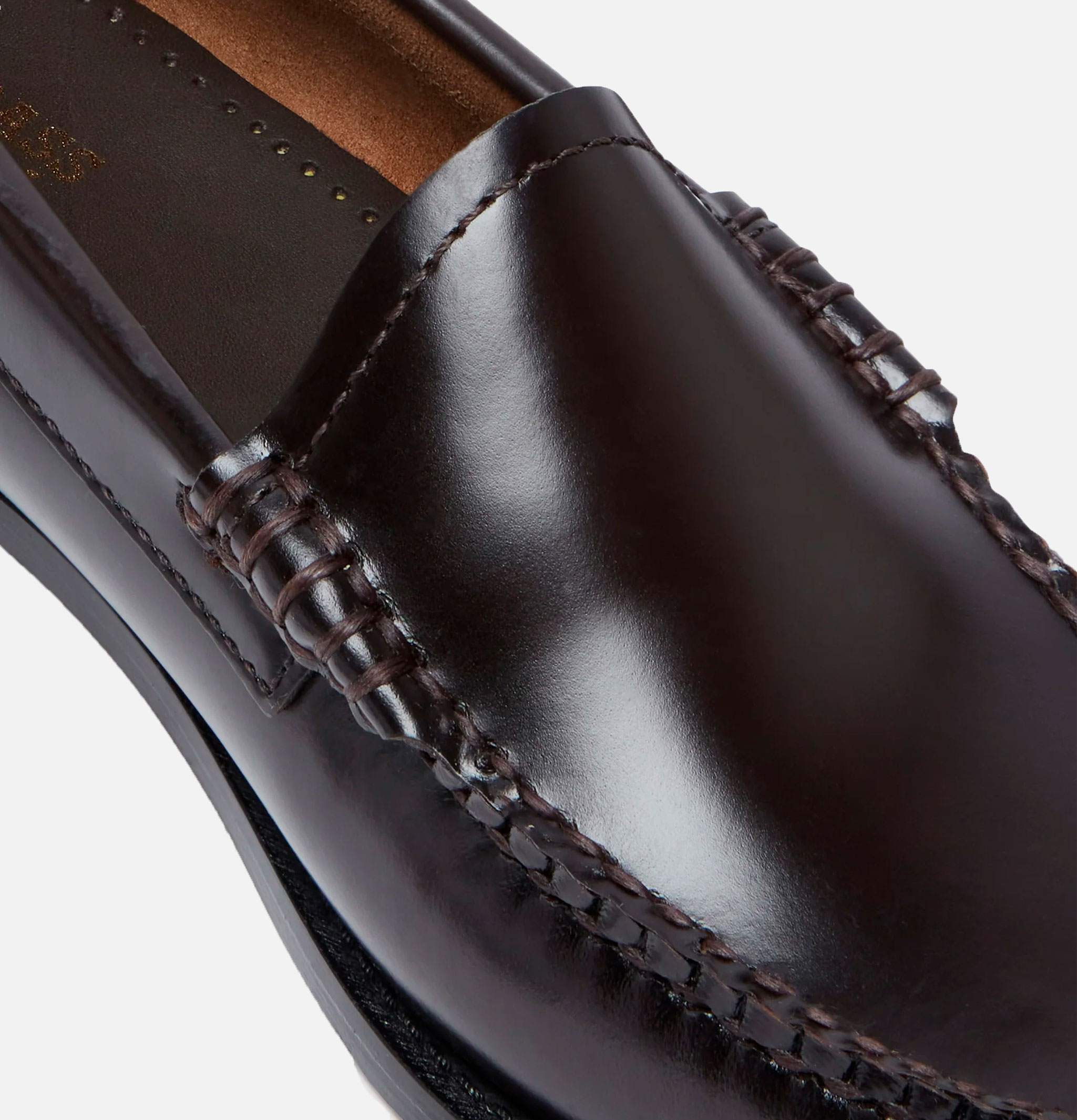 GH Bass Weejuns Venetian Leather Loafers Chocolate