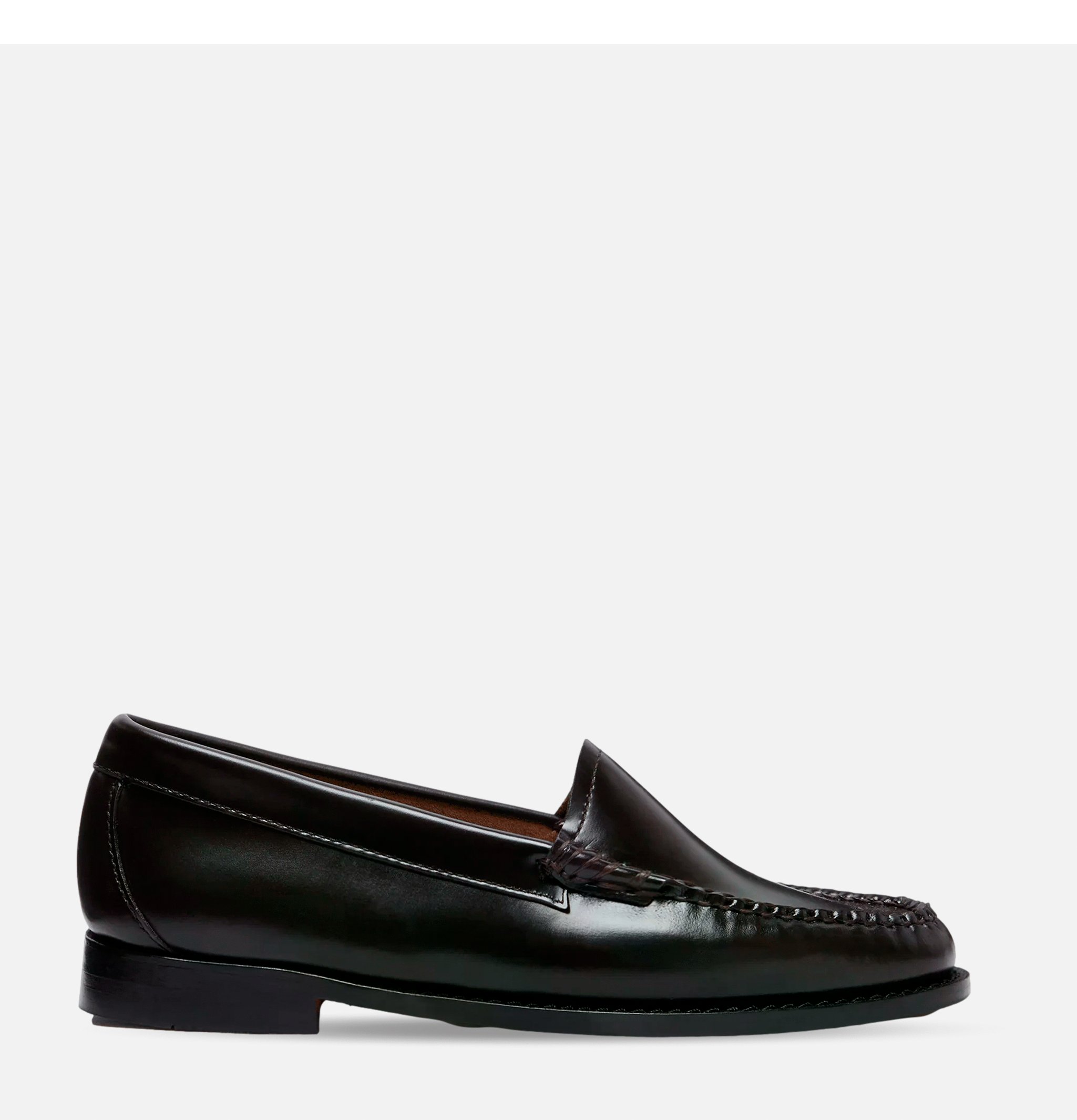GH Bass Weejuns Venetian Leather Loafers Chocolate