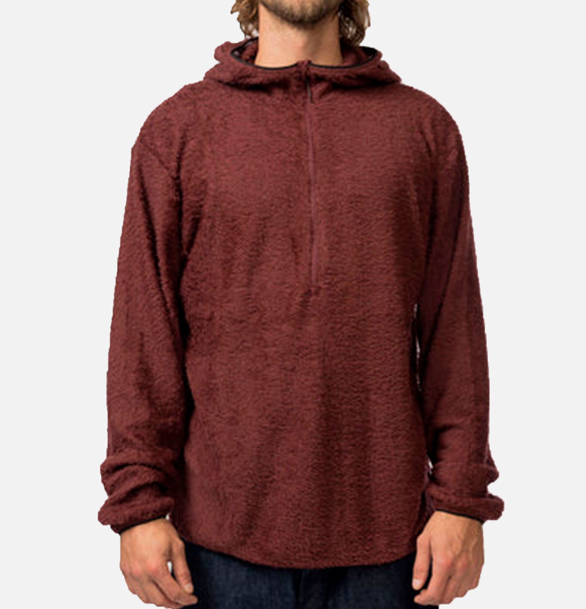 Snow Peak Alpha Direct 90 Hoodie Burgundy