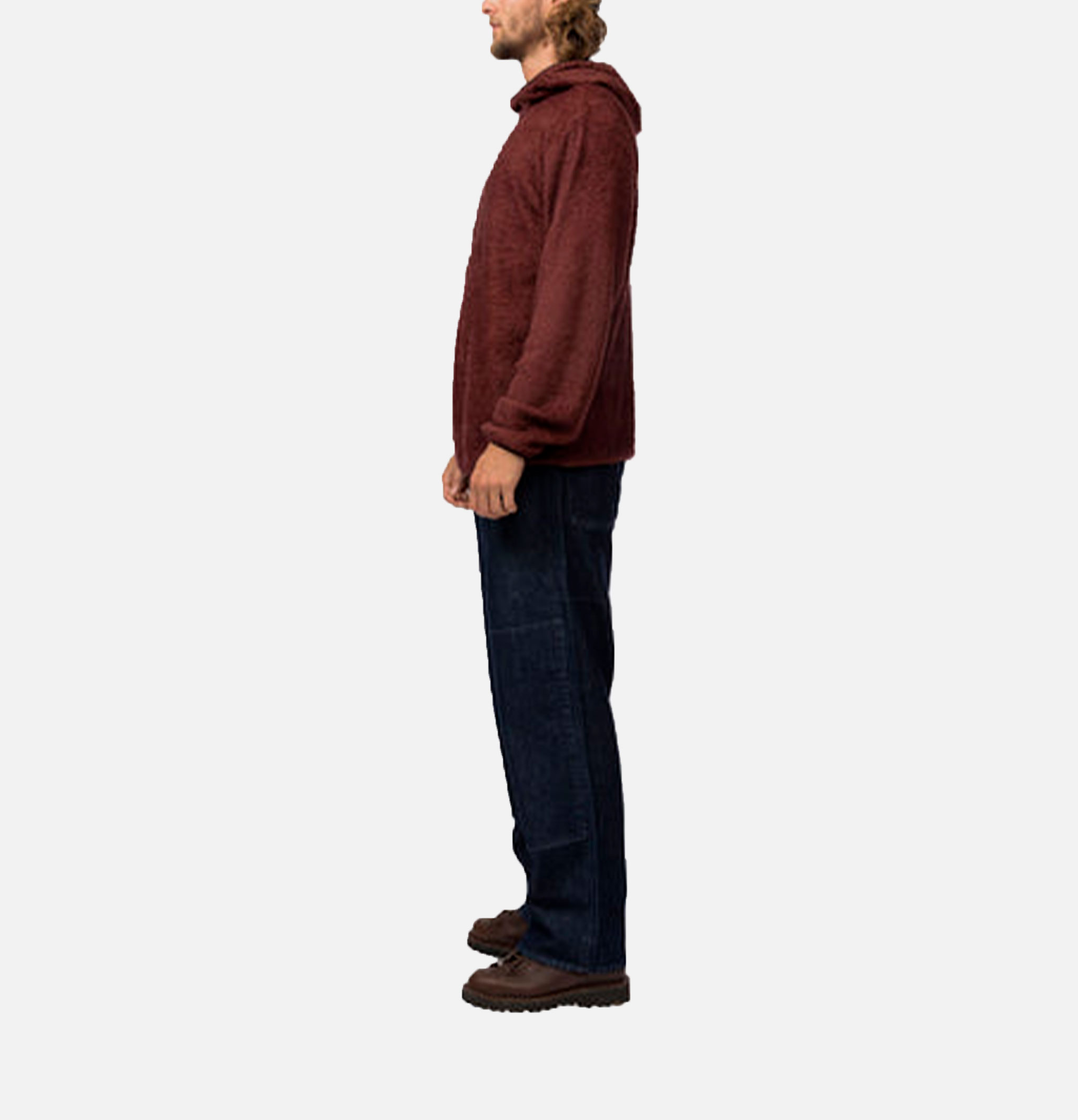 Snow Peak Sweat Capuche Alpha Direct 90 Bordeaux
