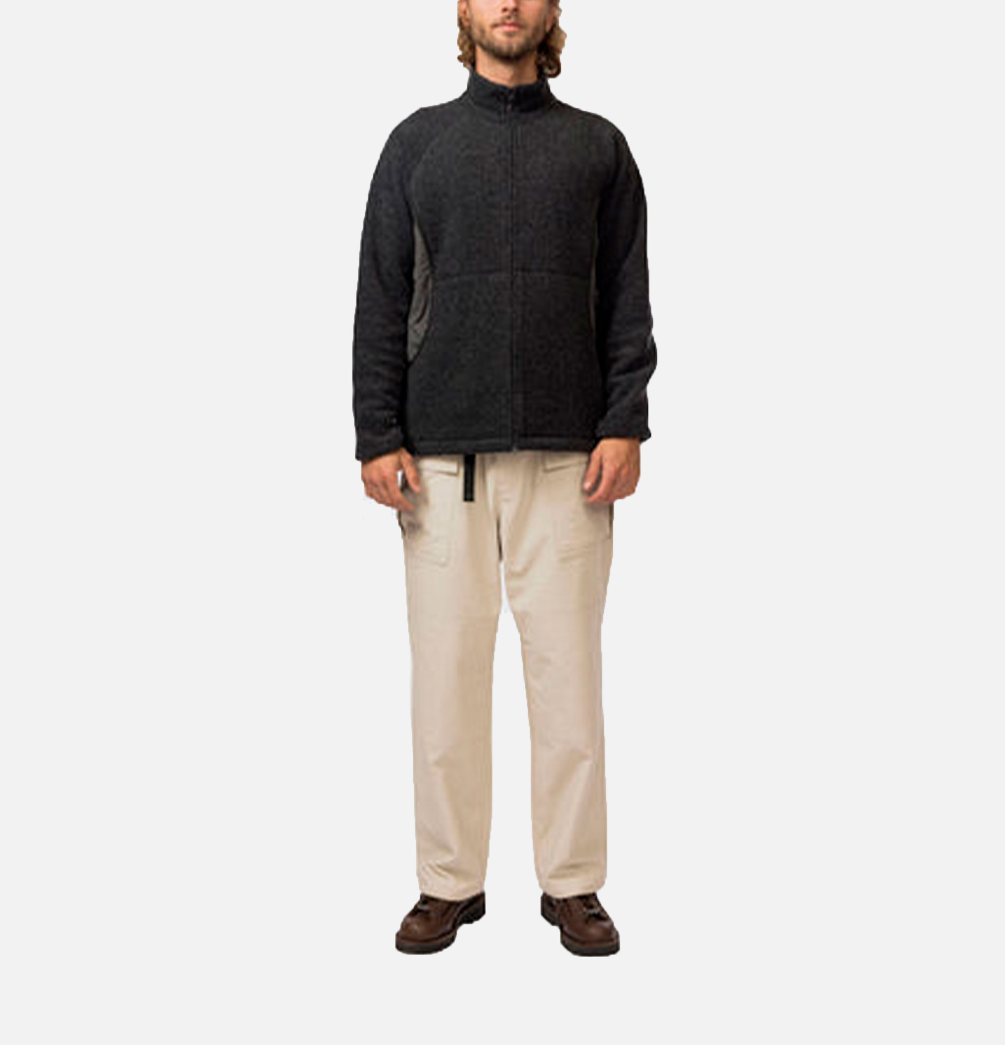 Snow Peak Calamai Wool Fleece Charcoal