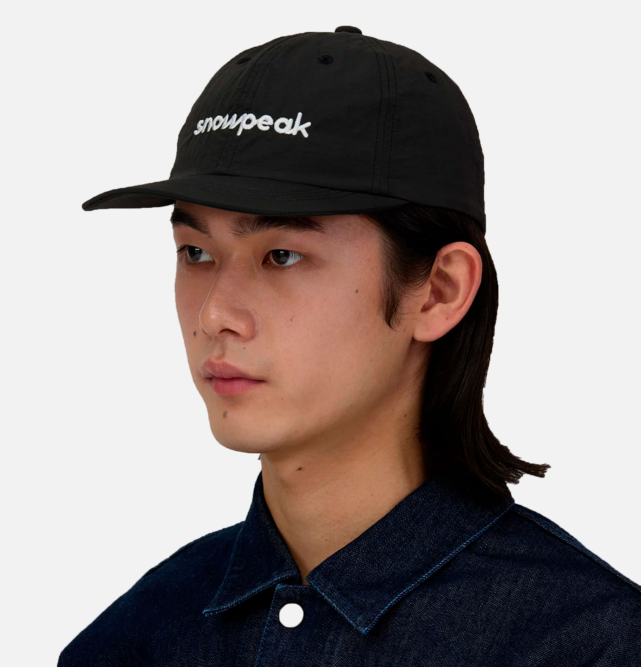 Snow Peak Casquette Logo Design Noire