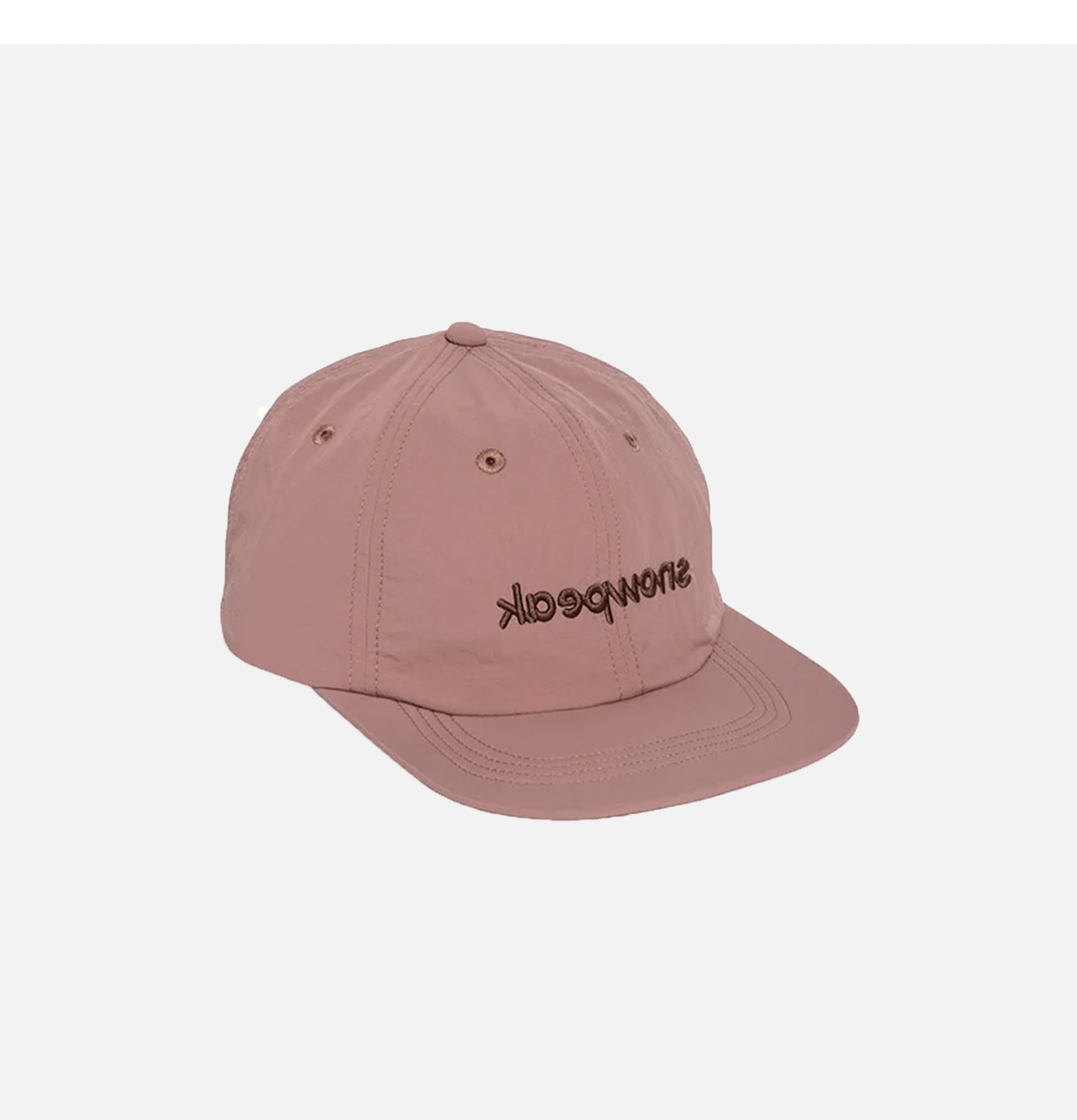 Snow Peak Casquette Logo Design Marron Claire