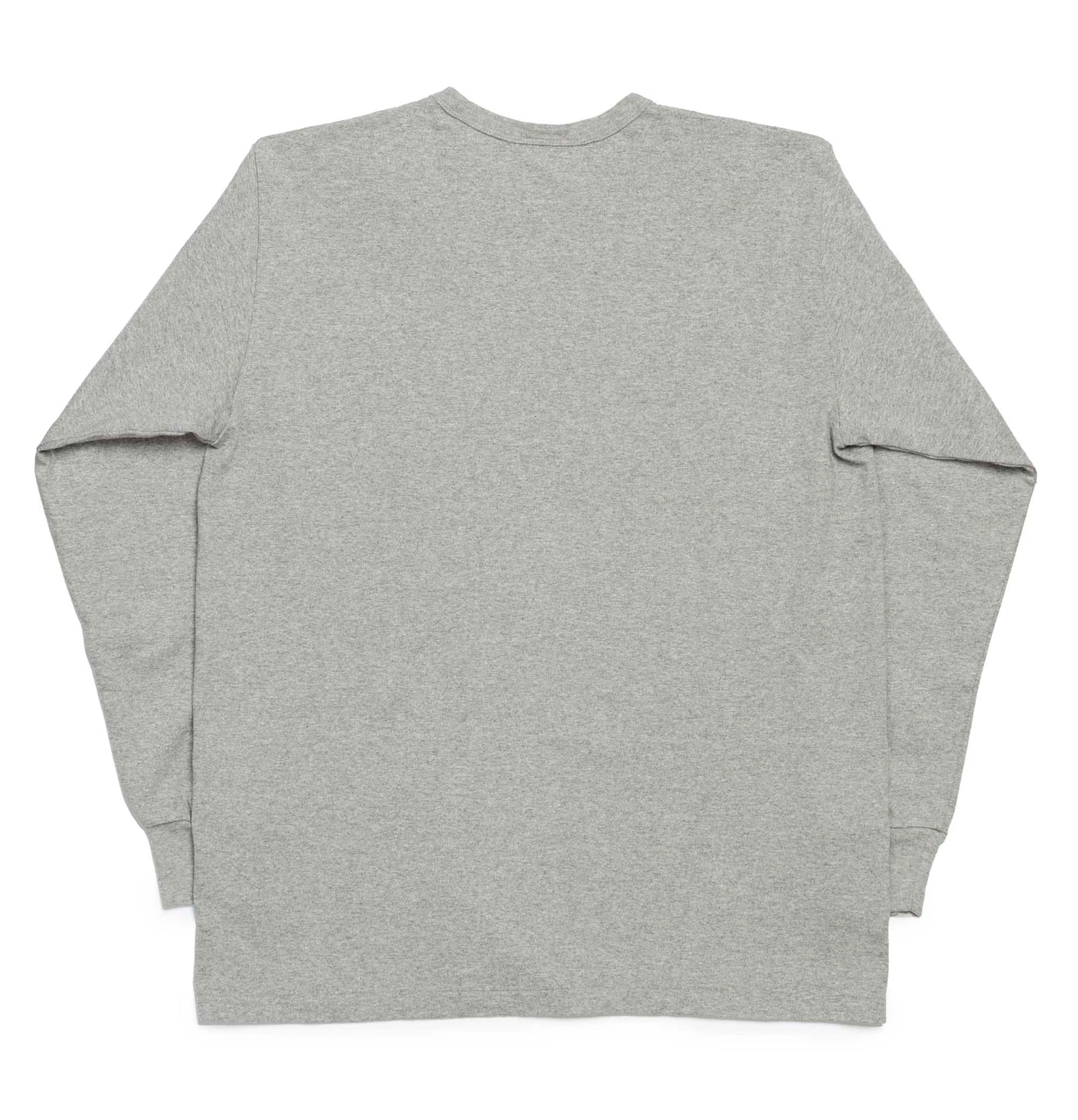 Allevol Heavy Duty Crew Long Sleeve T-shirt Grey