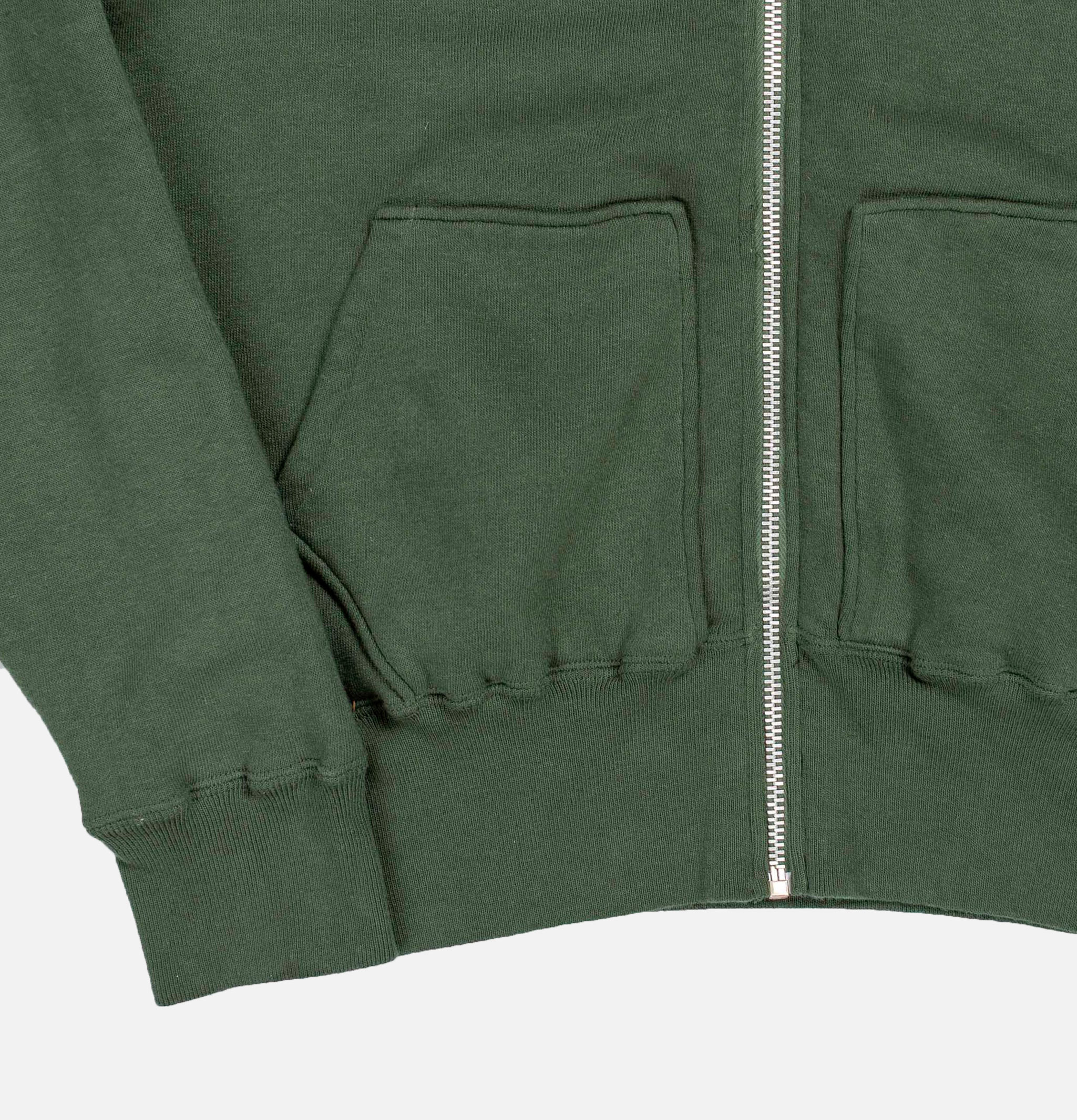 Allevol Sweat Capuche Fermeture Zip Vert