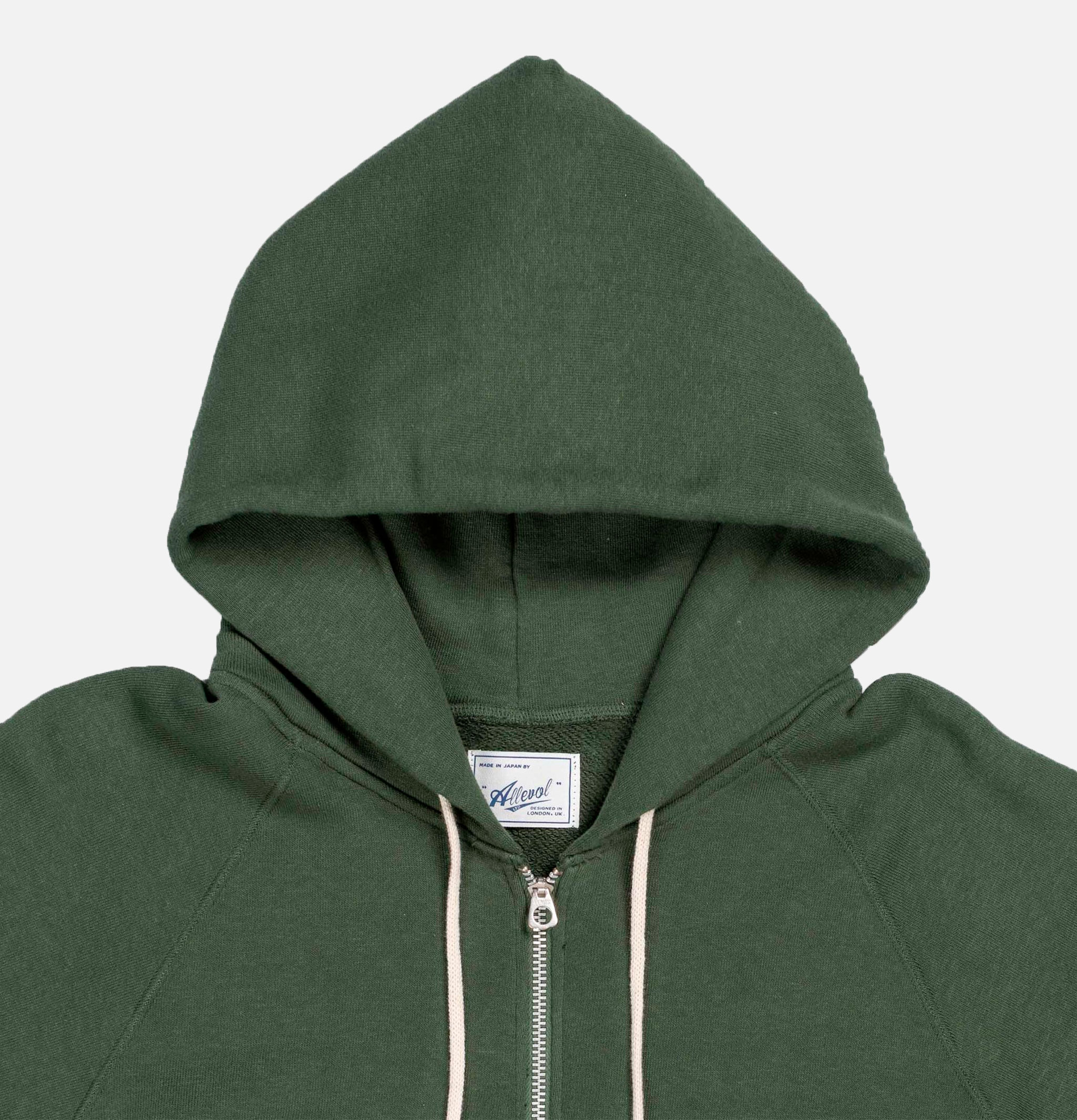 Allevol Easy Fullzip Hooded Sweat Green