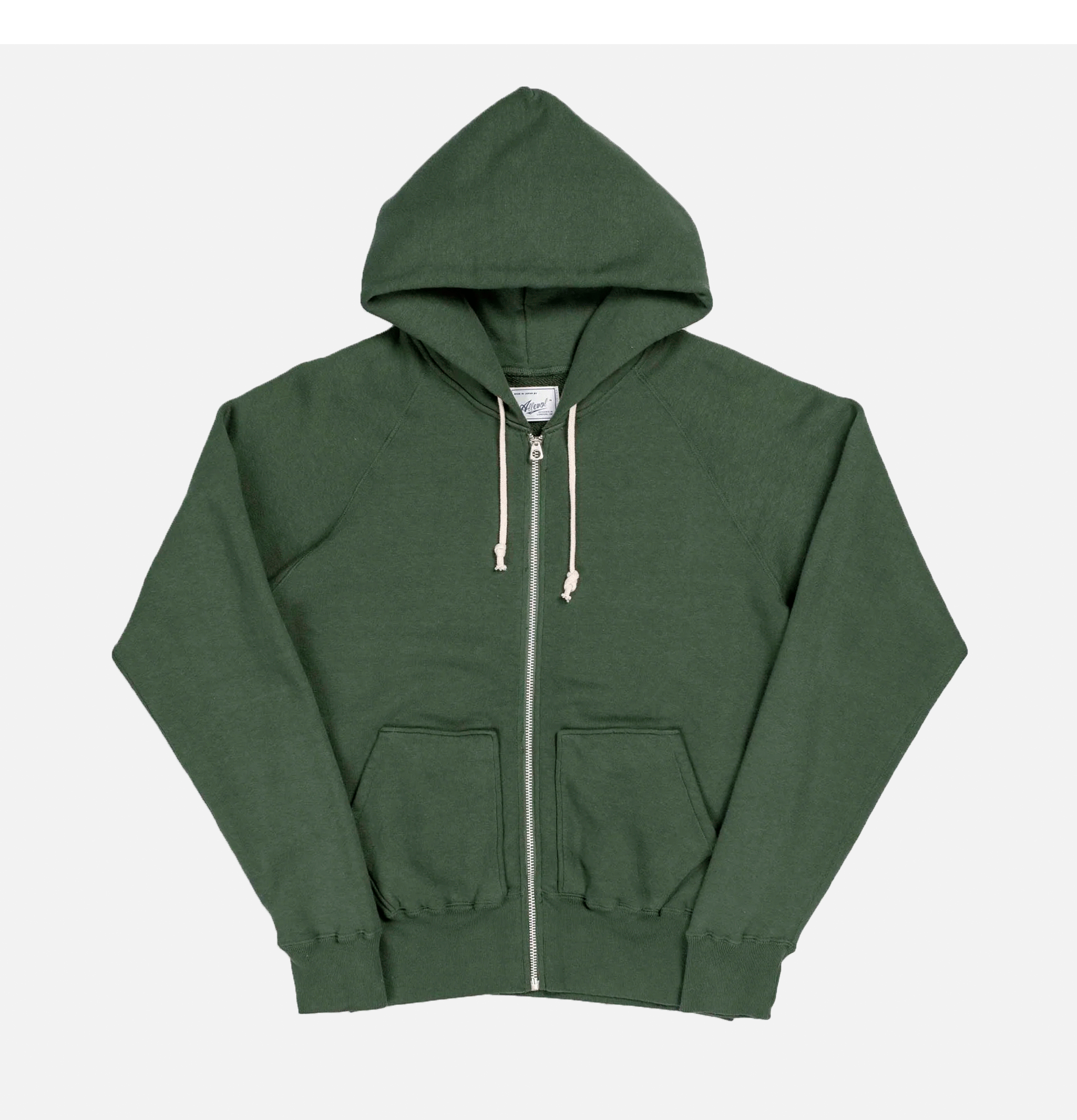 Allevol Easy Fullzip Hooded Sweat Green