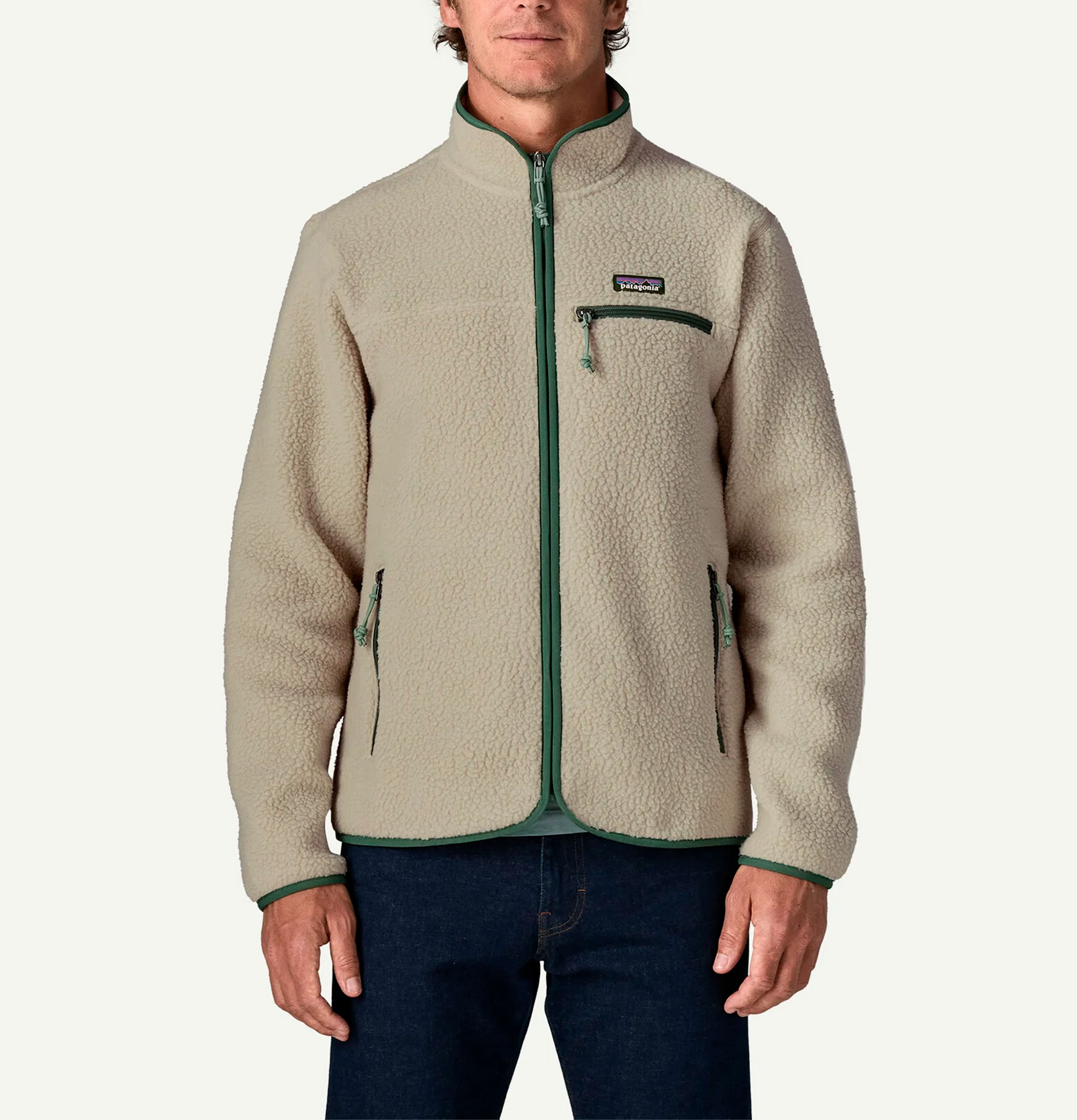 Patagonia M's Retro Pile Fleece Pelican Canopy Green