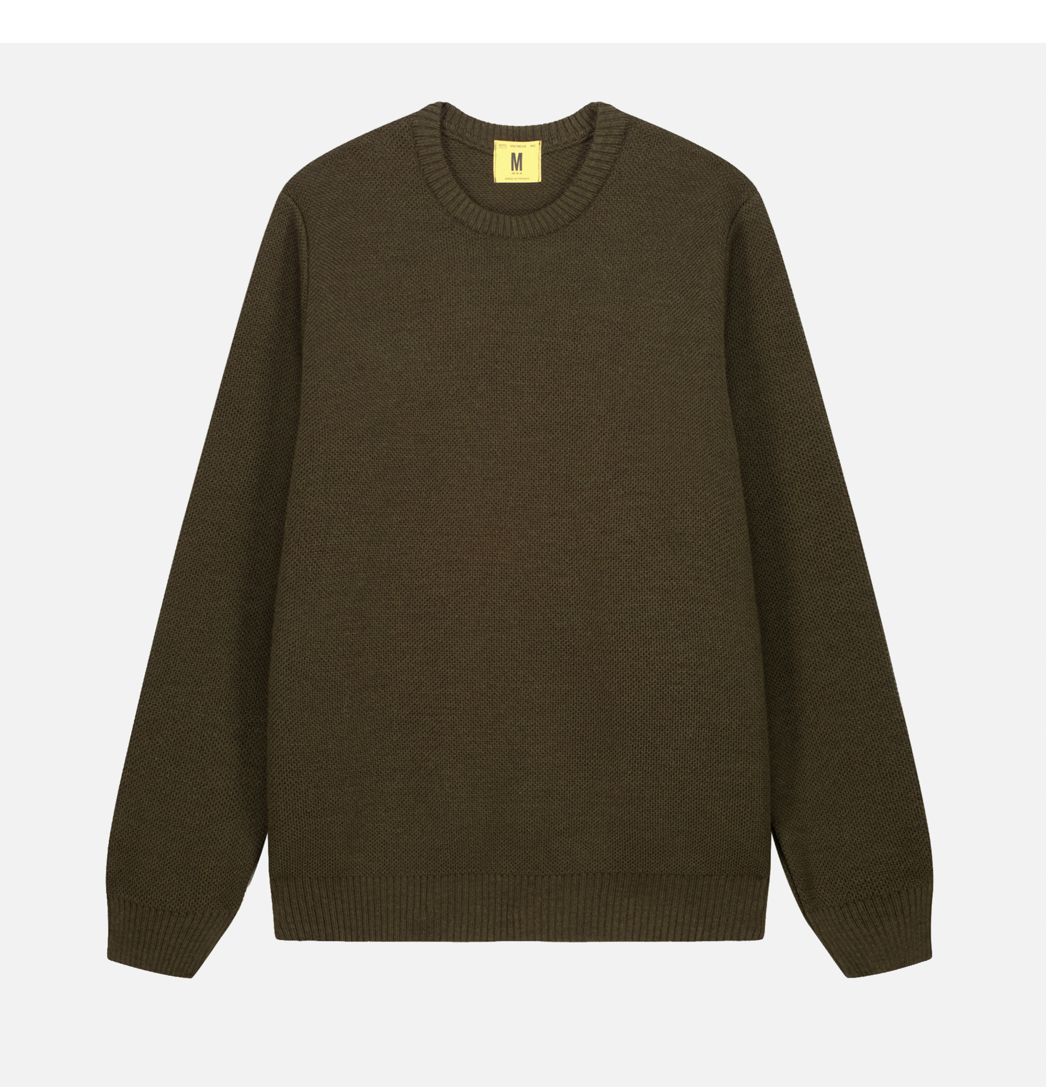 Nitto knitwear Pull Youri | Khaki | Shop Royalcheese Paris