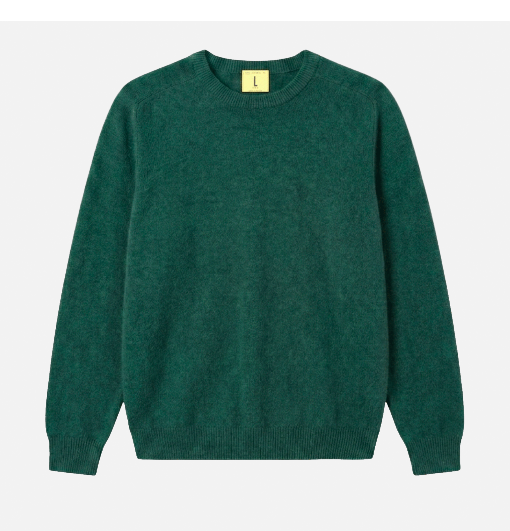 Nitto Knitwear Armen Round-Neck Sweater Sacramento Green