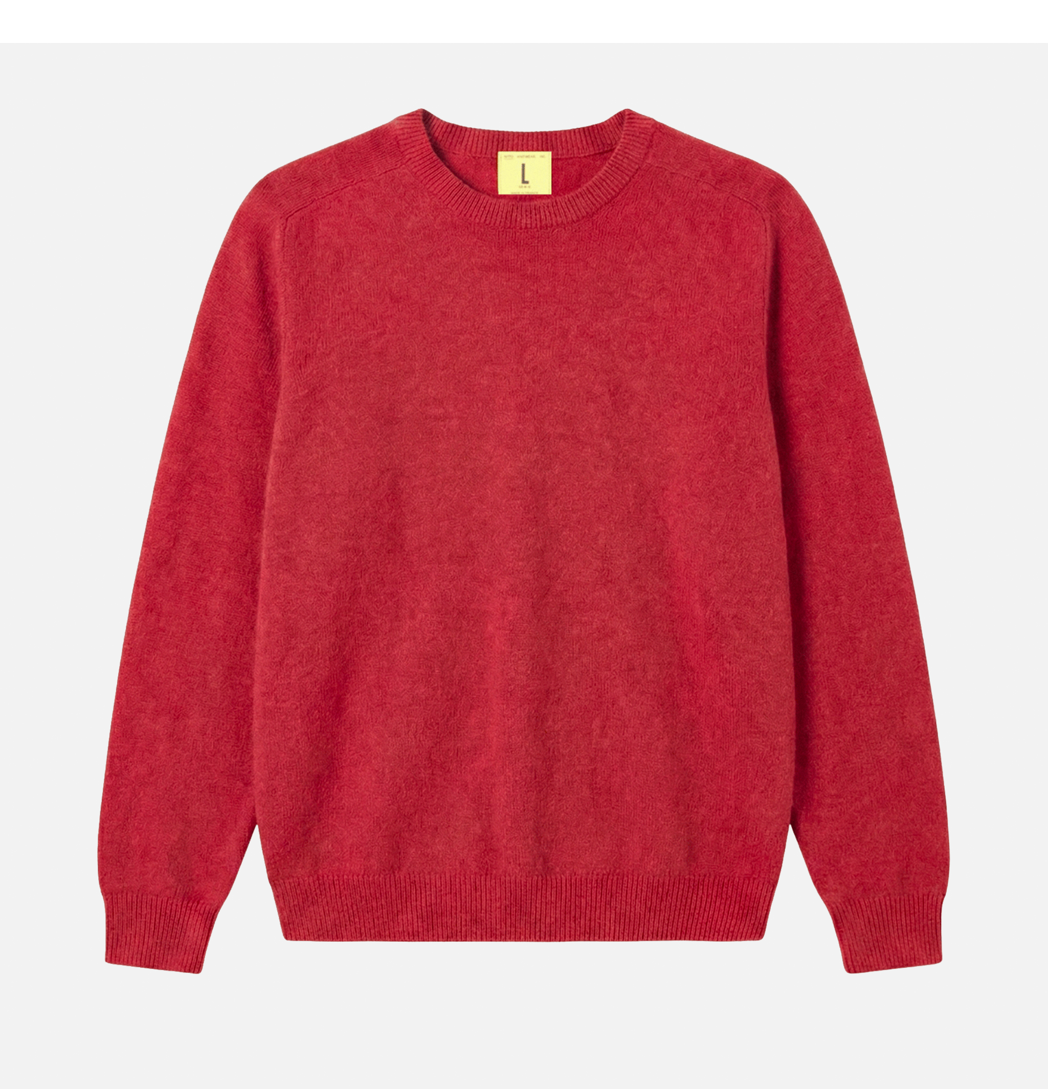 Nitto Knitwear Pull Armen Col Rond Rouge Poppy Mix