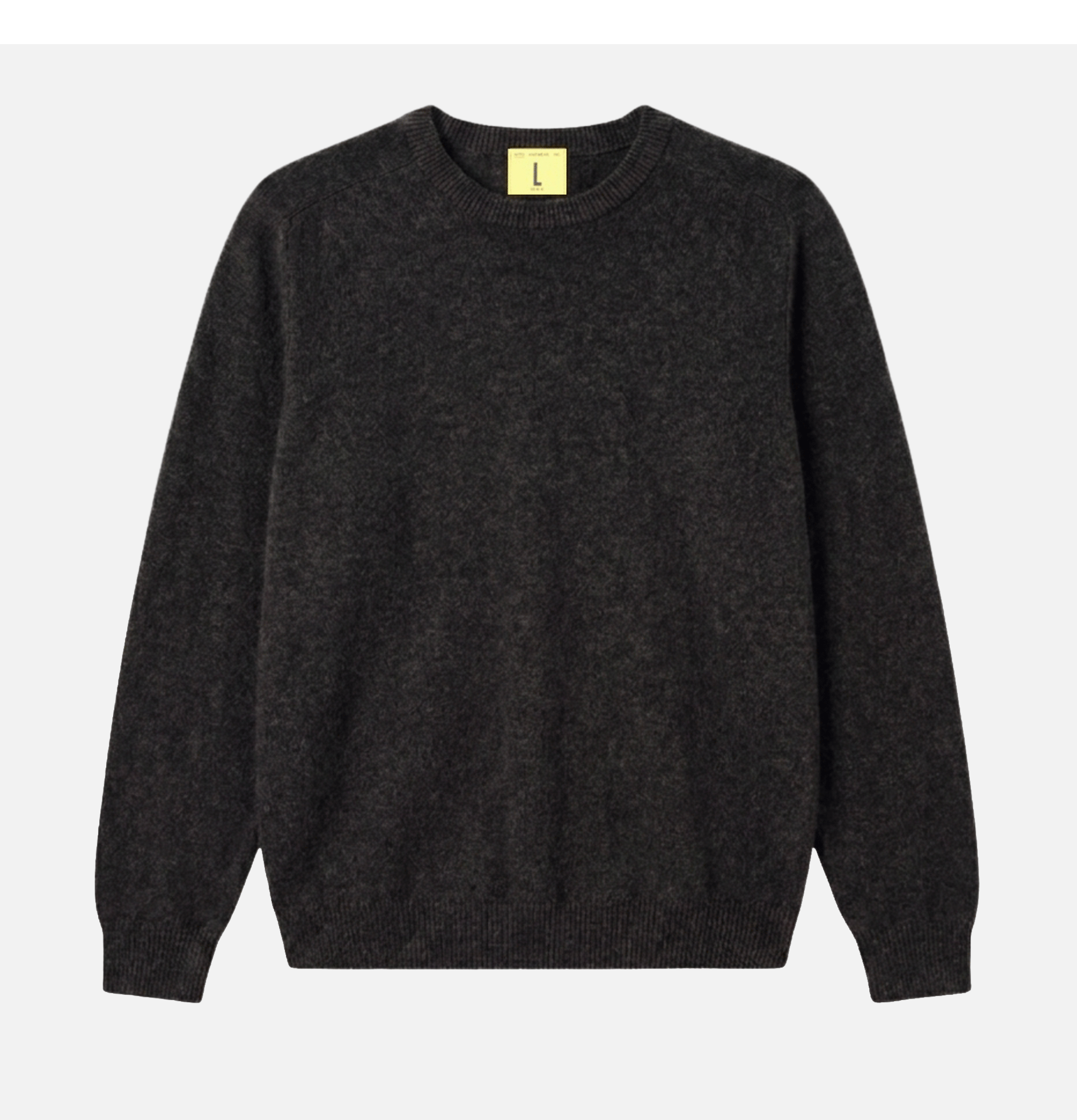Nitto Knitwear Pull Armen Col Rond Charcoal