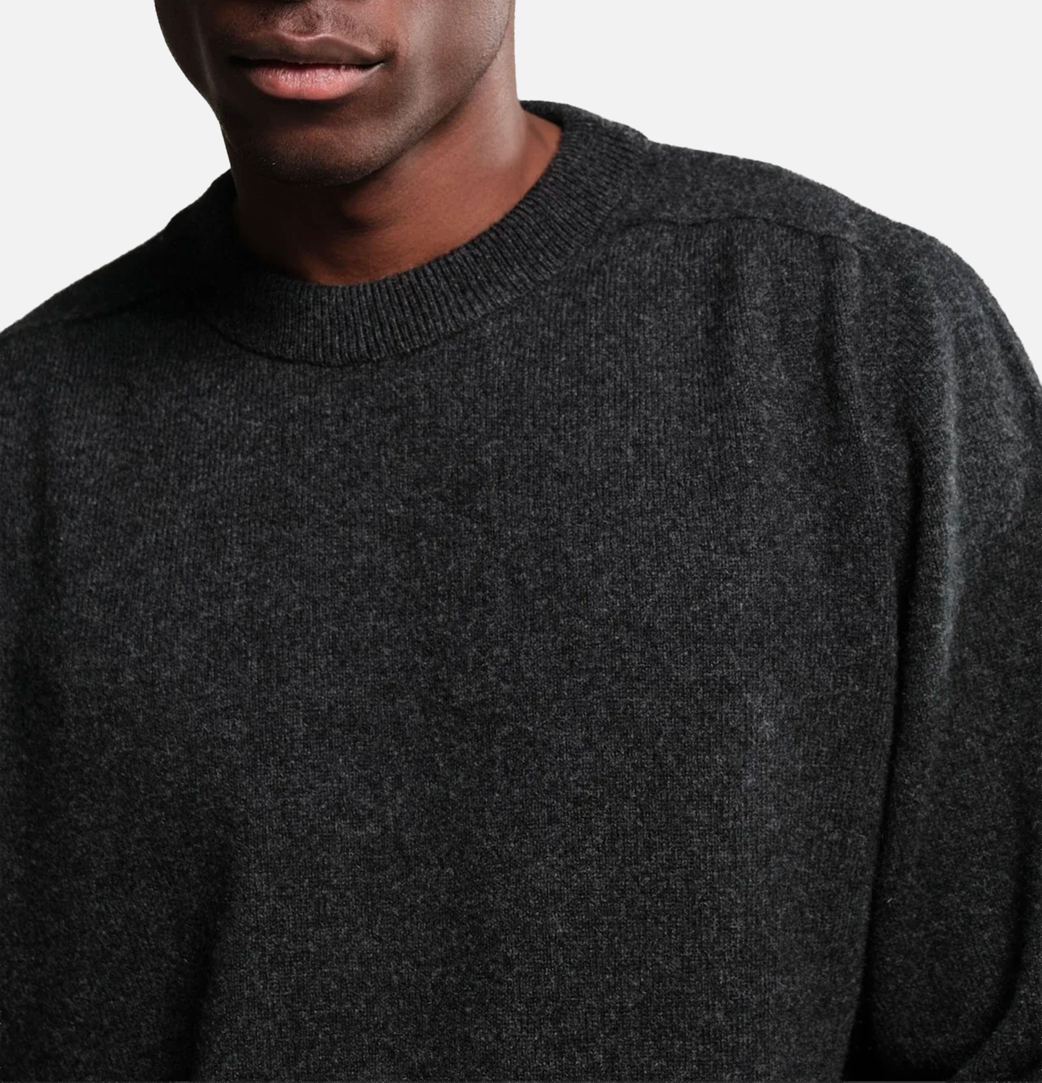 Nitto Knitwear Pull Armen Col Rond Charcoal