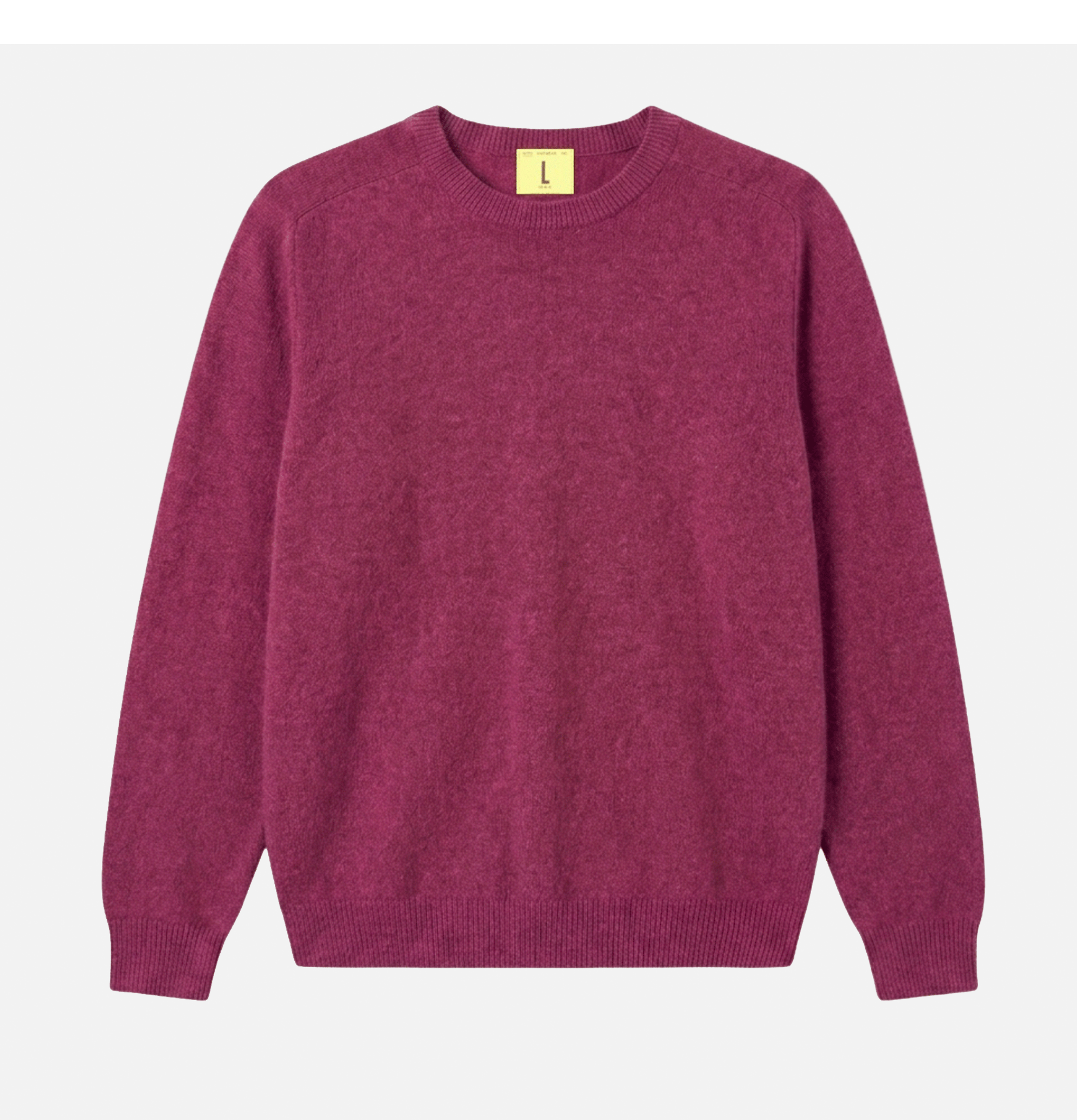 Nitto Knitwear Armen Round-Neck Sweater Plum Pink