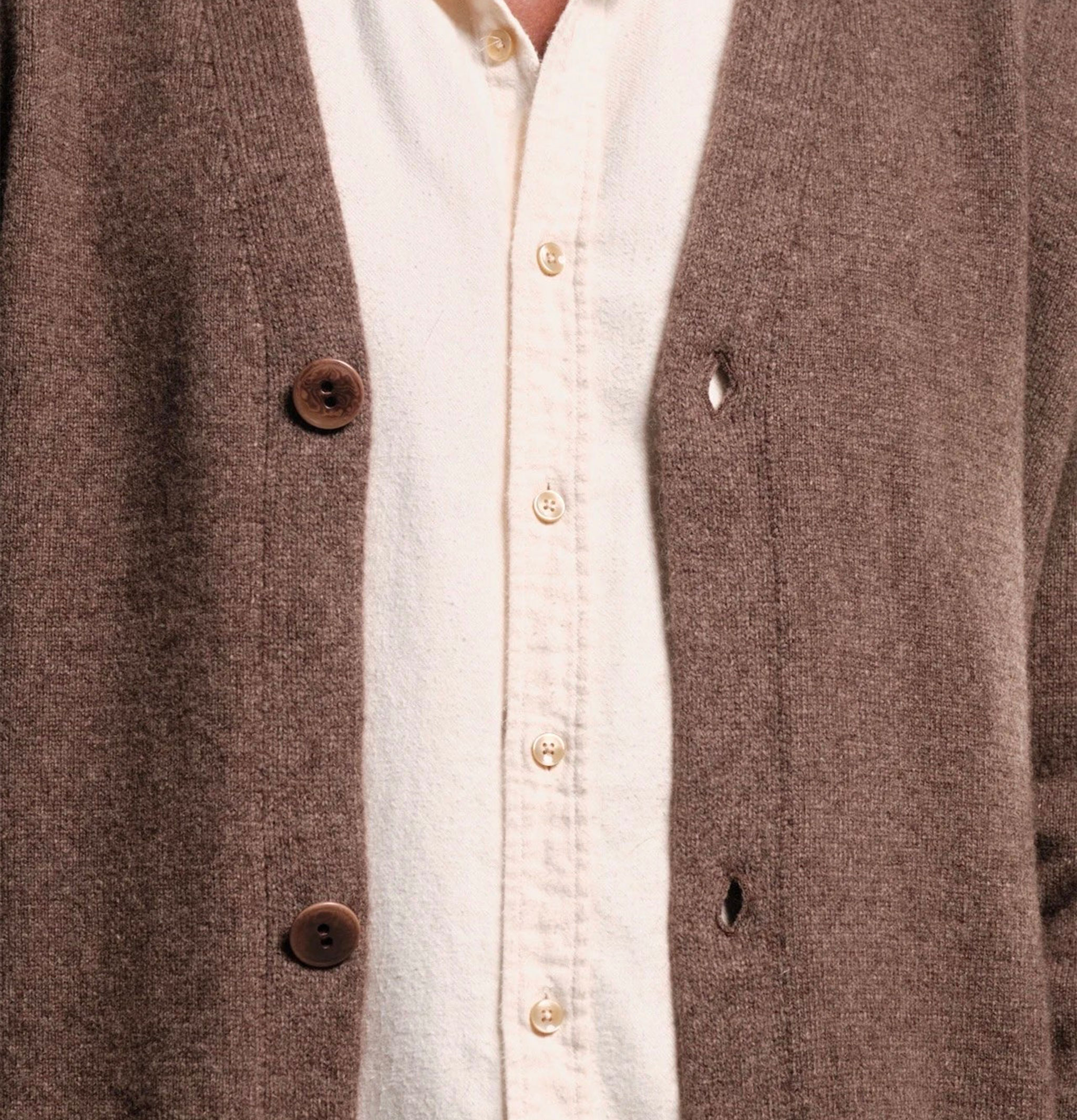 Nitto Knitwear Armen Cardigan Mocha