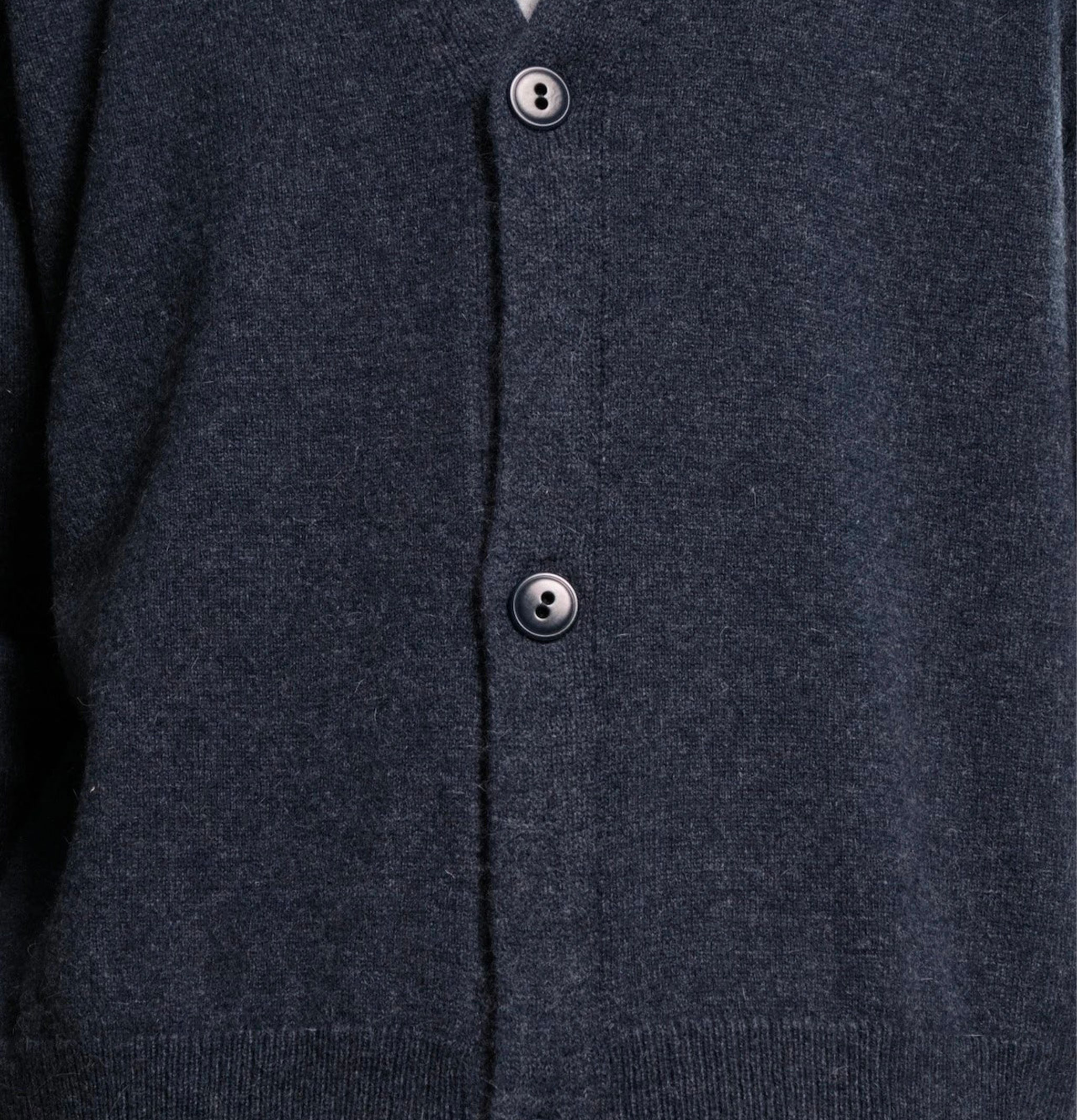 Nitto Knitwear Cardigan Armen Navy Mix