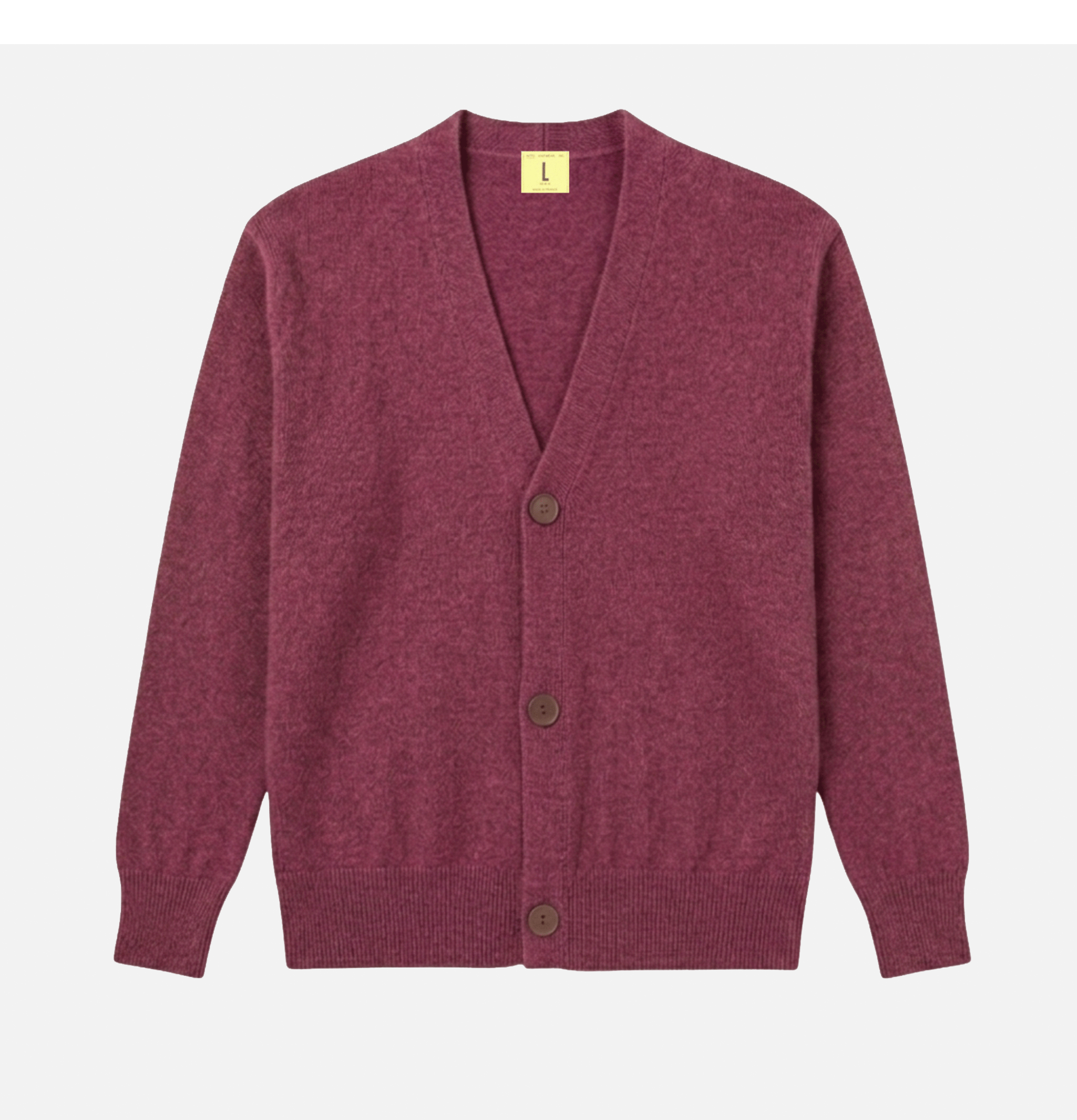 Nitto Knitwear Armen Cardigan Plum Pink