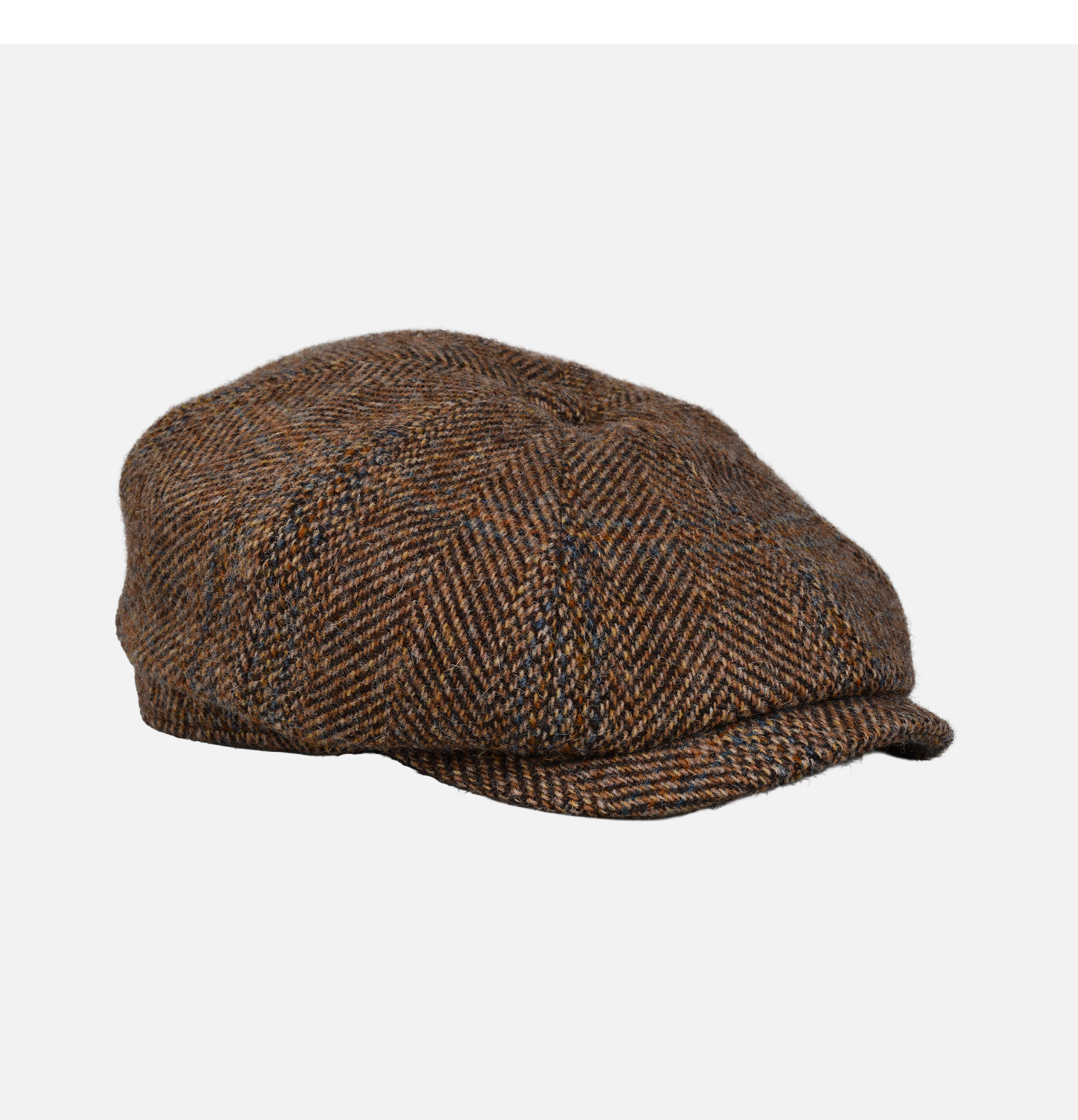Stetson Casquette Hatteras Tweed Marron