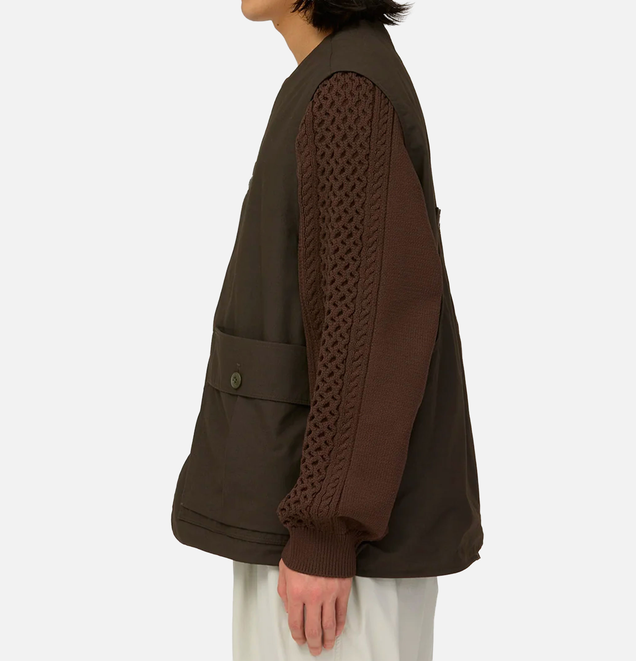 Snow Peak Hybrid Takibi Dark Brown Vest