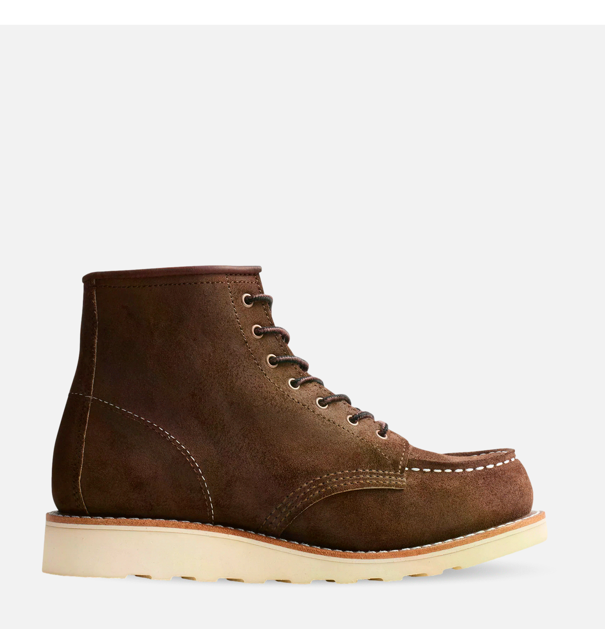 Red Wing 3476 6'' Moc Toe Muleskinner Boots in Chocolate