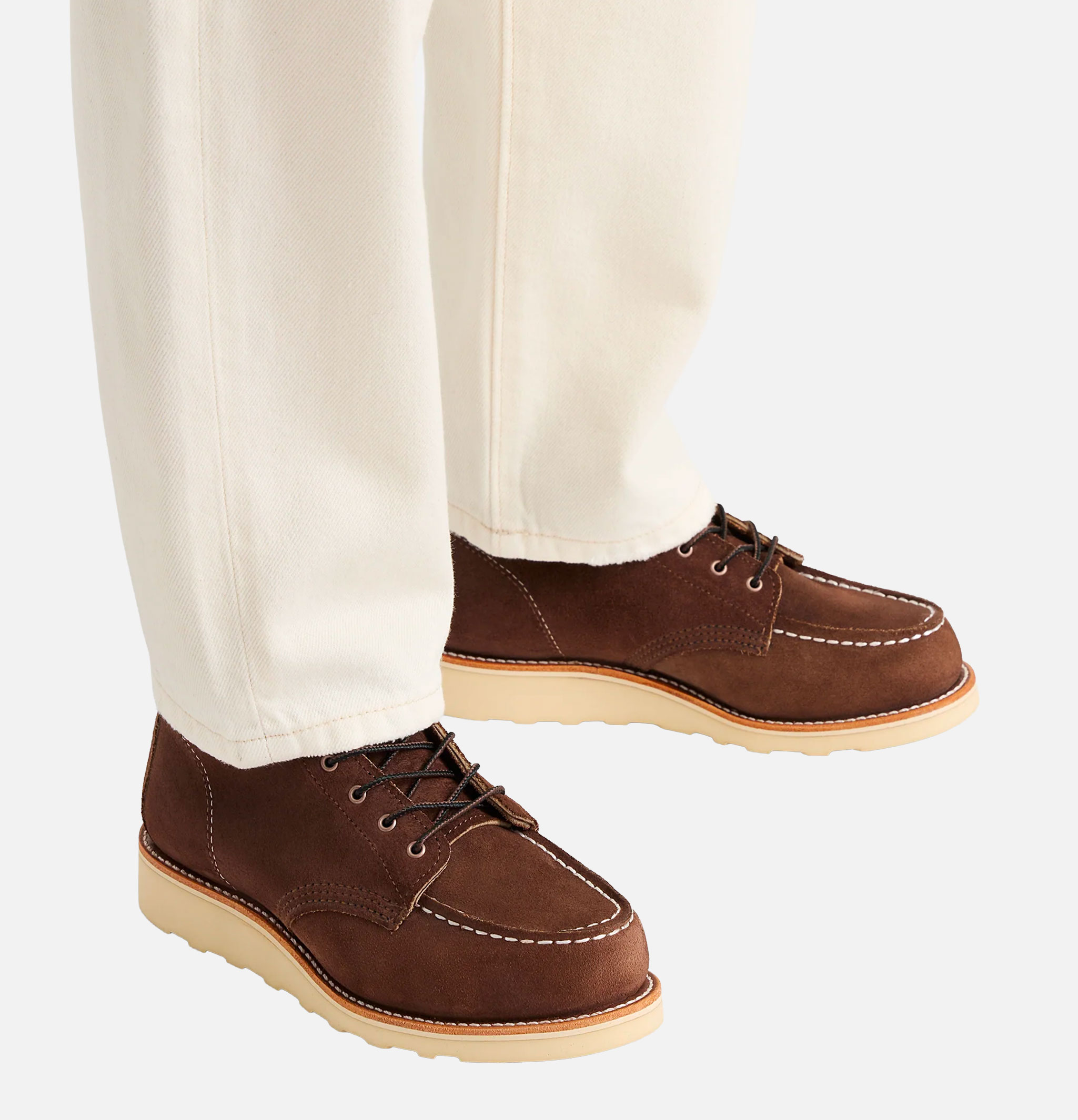 Red Wing 3476 6'' Moc Toe Muleskinner Boots in Chocolate