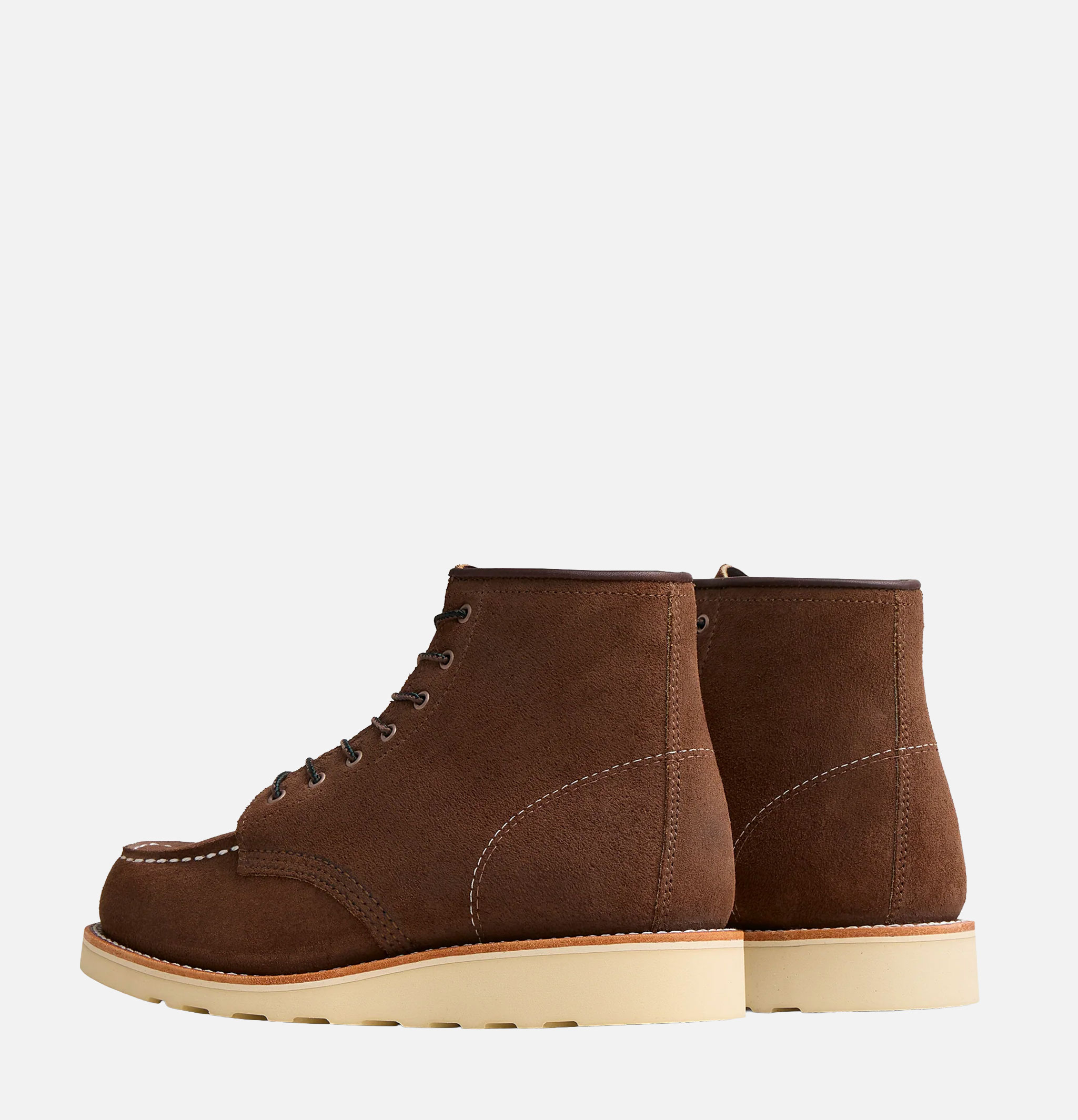 Red Wing 3476 6'' Moc Toe Muleskinner Boots in Chocolate