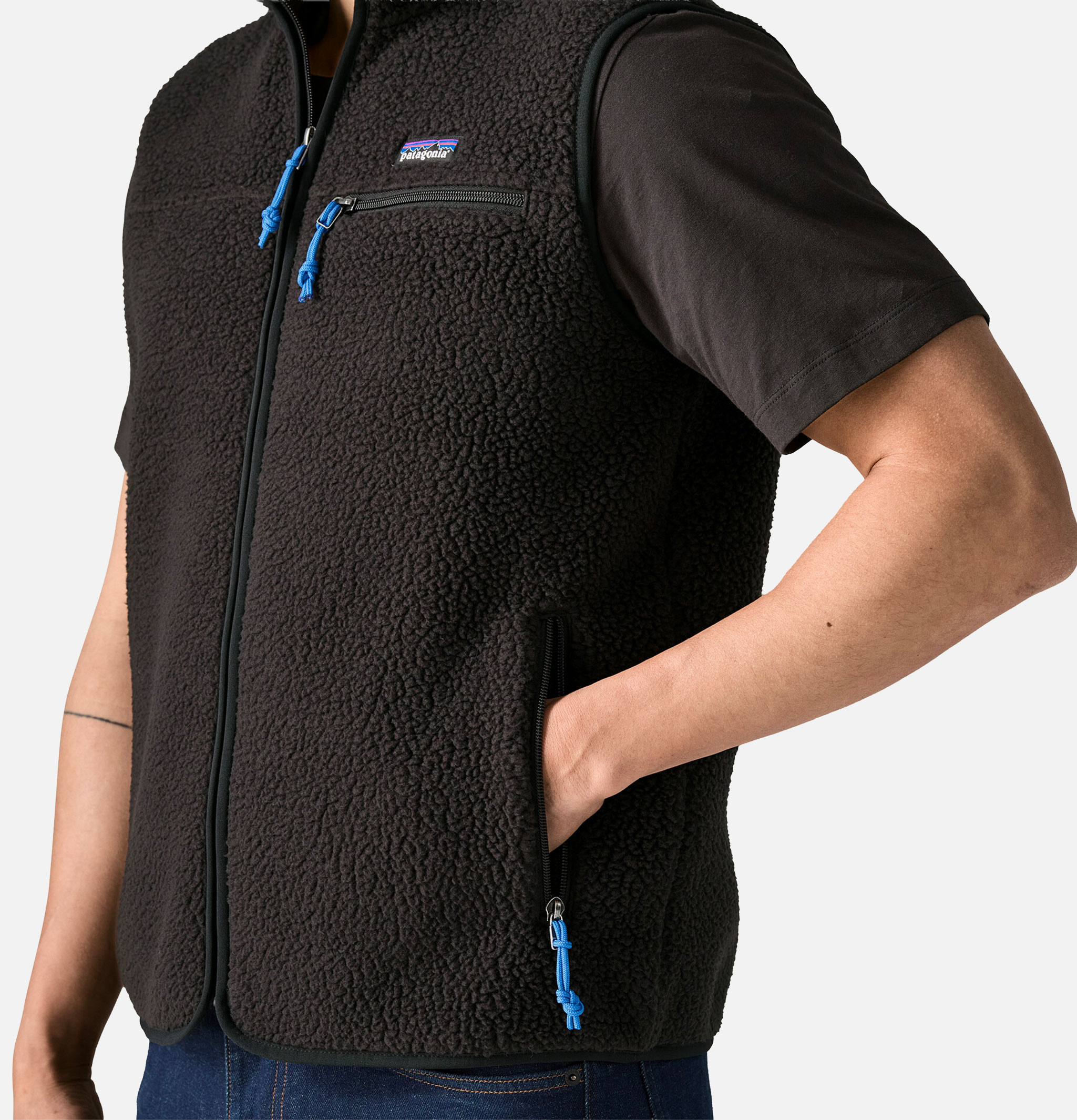 Patagonia Veste M's Retro Pile Fleece Noir