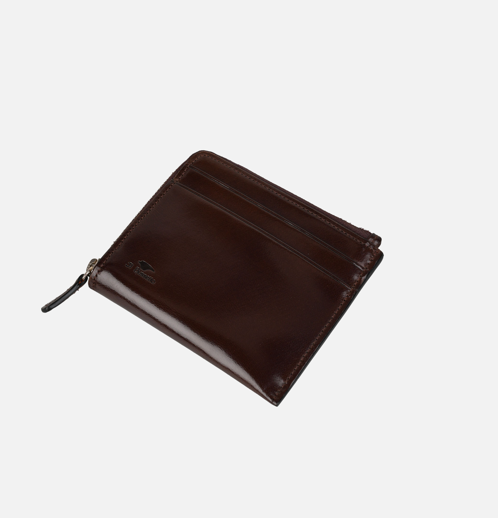 Il Bussetto Brown Zip Wallet