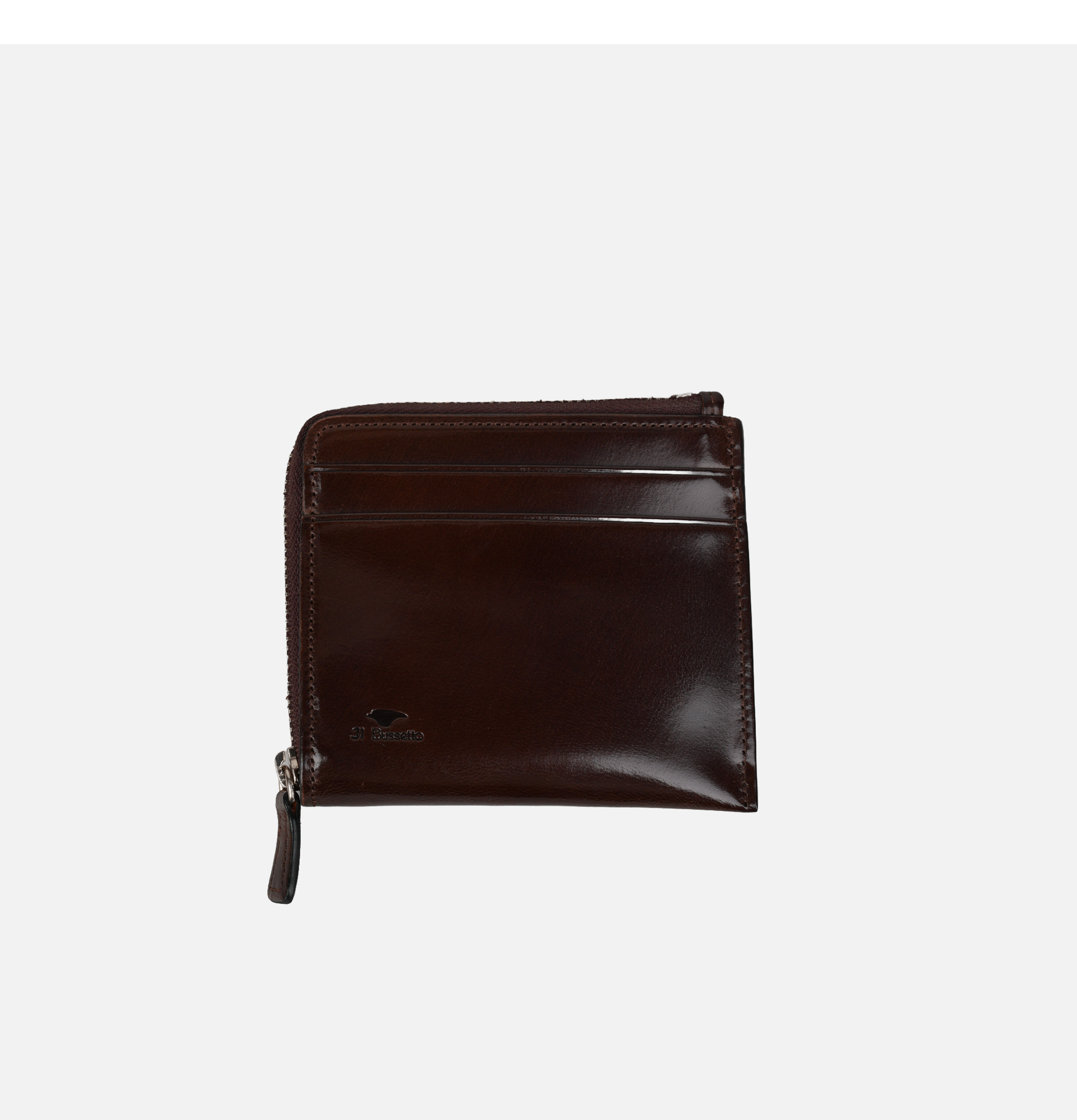 Il Bussetto Brown Zip Wallet