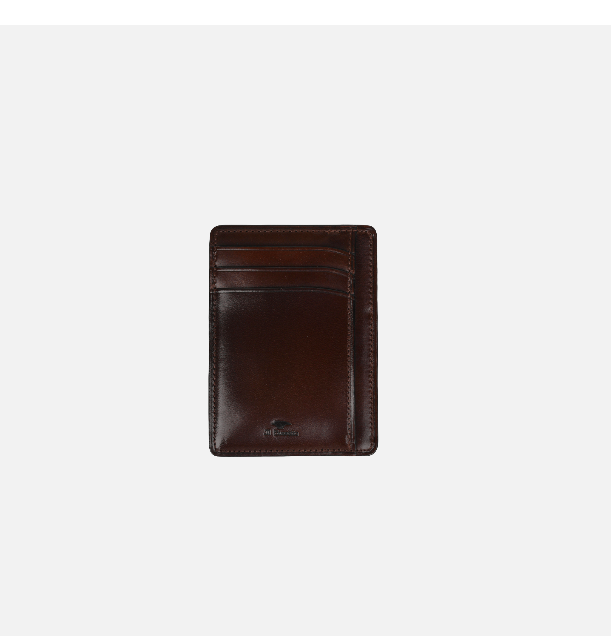 Il Bussetto Card and Document Case Dark Brown