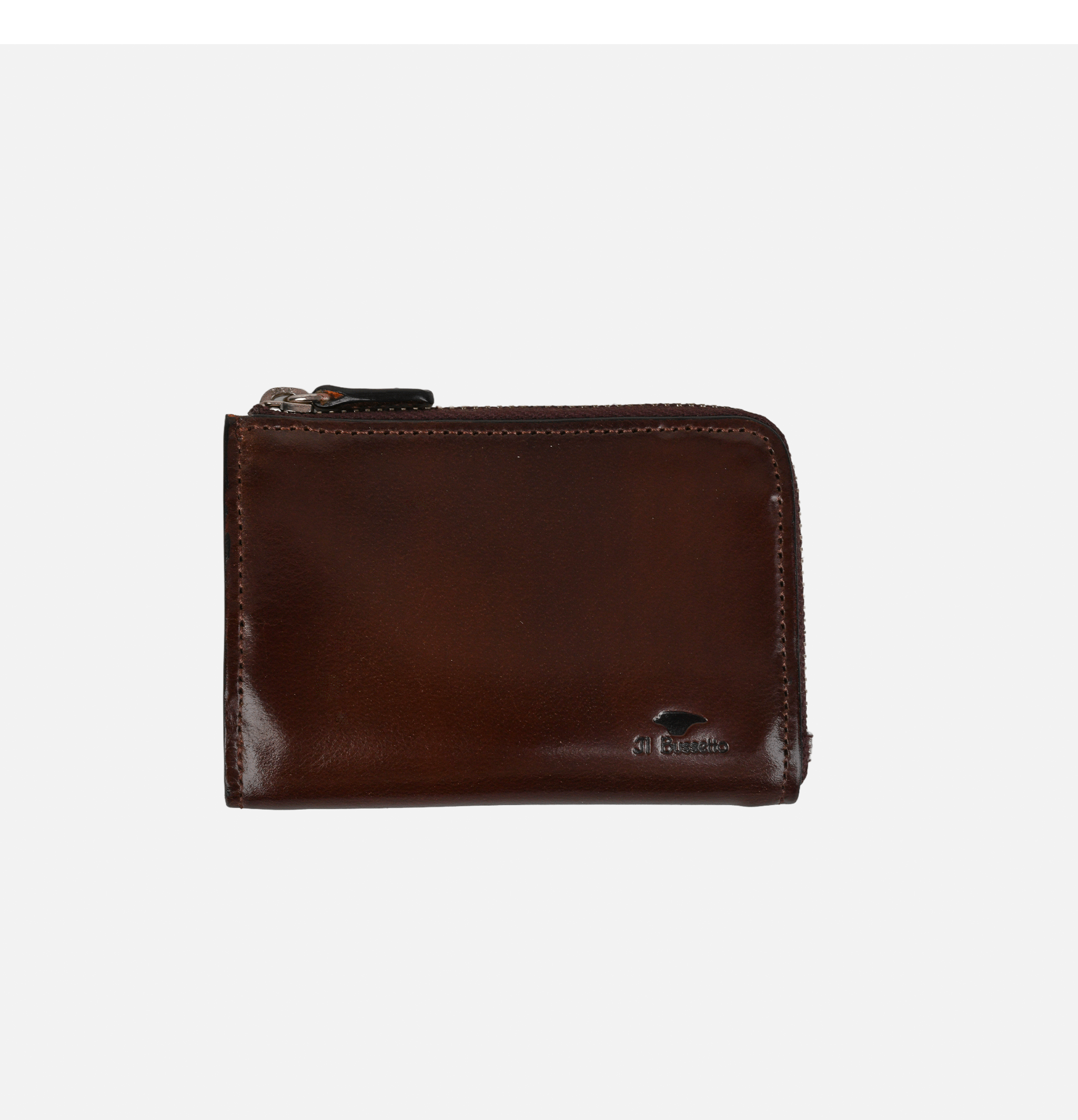 Il Bussetto Isola Small Wallet, Dark Brown