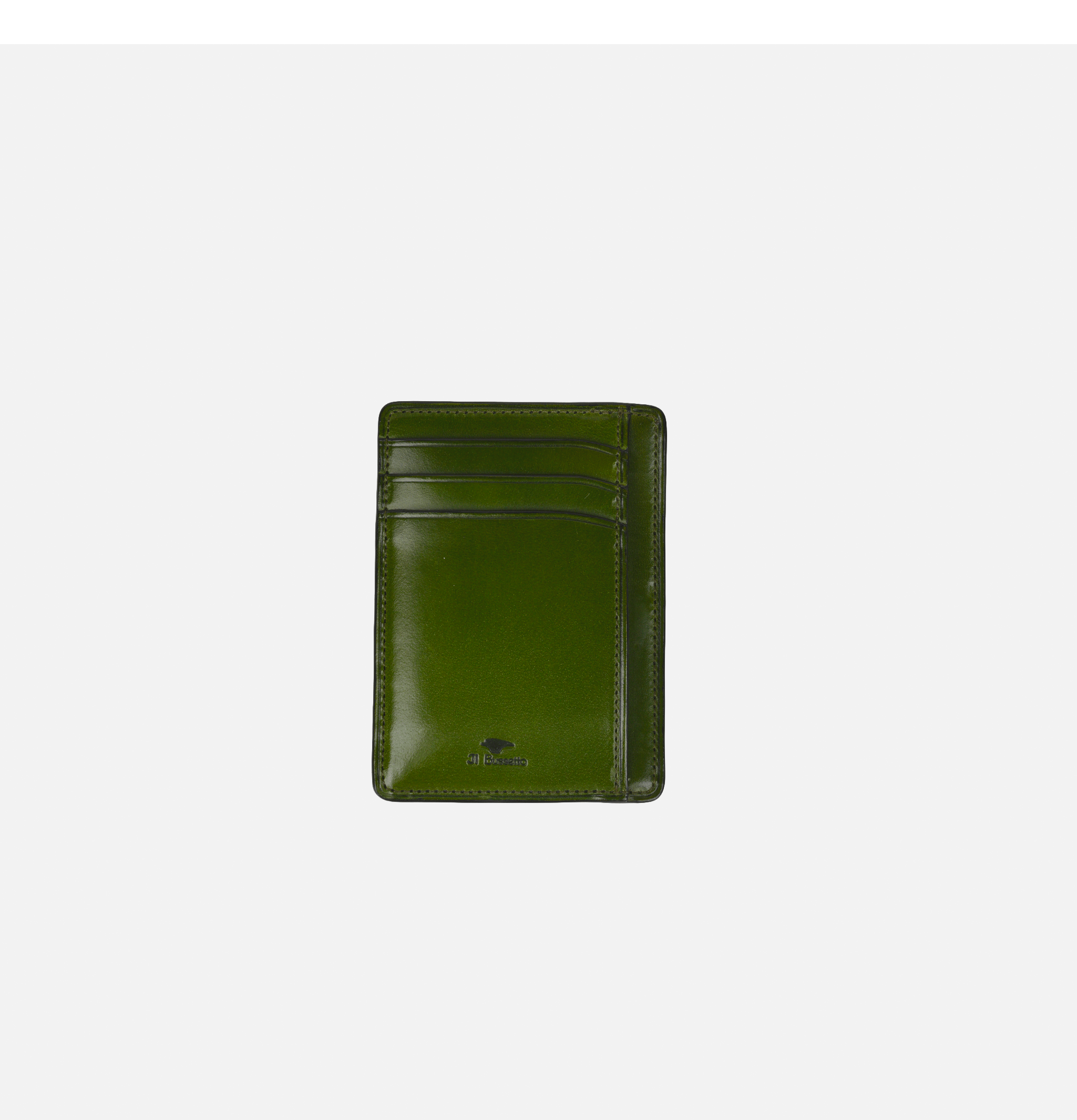 Il Bussetto Card And Document Case Dark Green