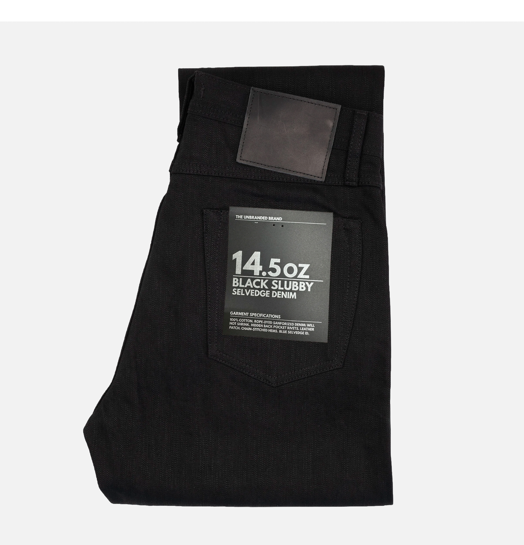 The Unbranded Brand | 848 Relaxed Straight 14.5oz Black | Royalcheese