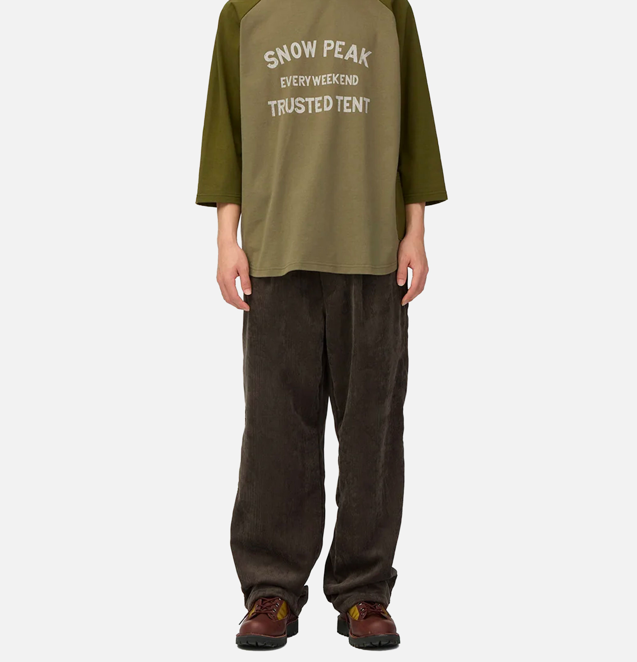 Snow Peak Technical Corduroy Pants Brown
