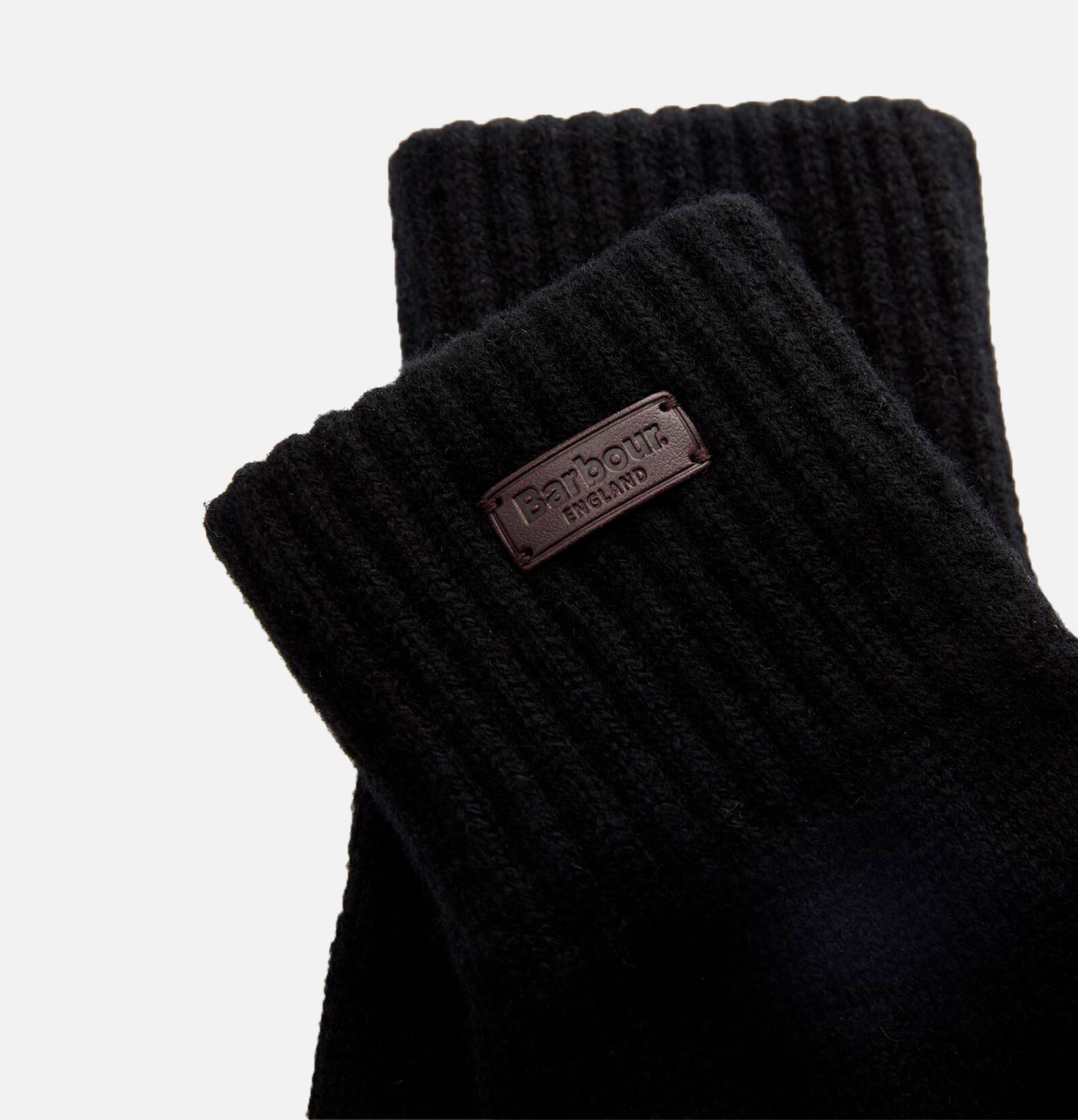 Barbour Mitaines en Laine Noir